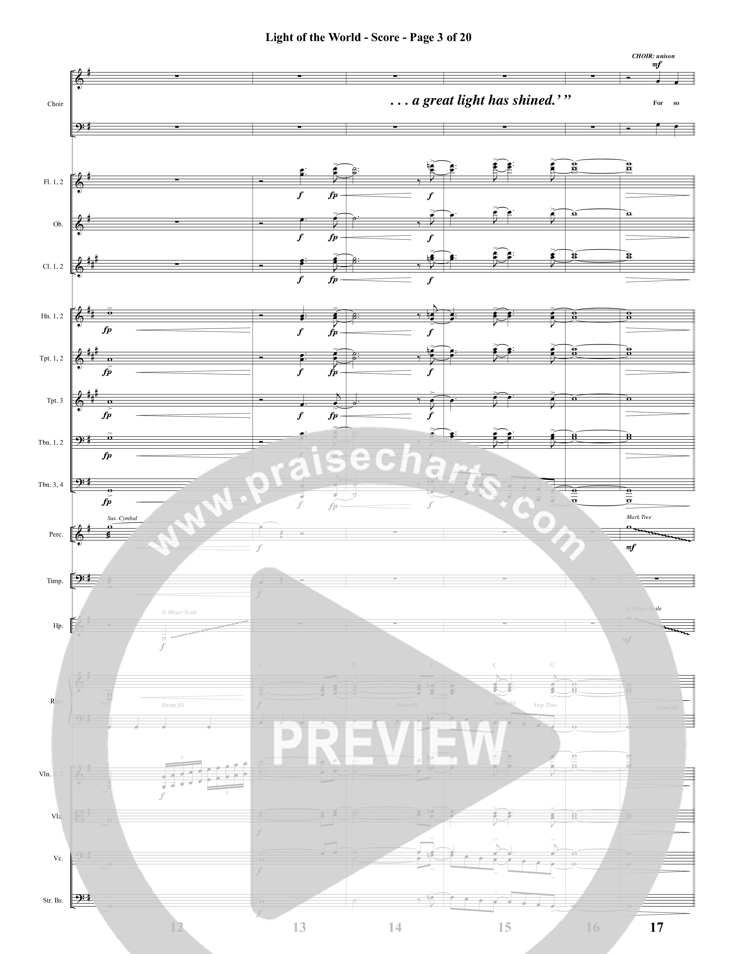 Come And See Go And Tell (11 Song Choral Collection) Song 2 (Orchestration) (Word Music Choral / Arr. Marty Hamby)