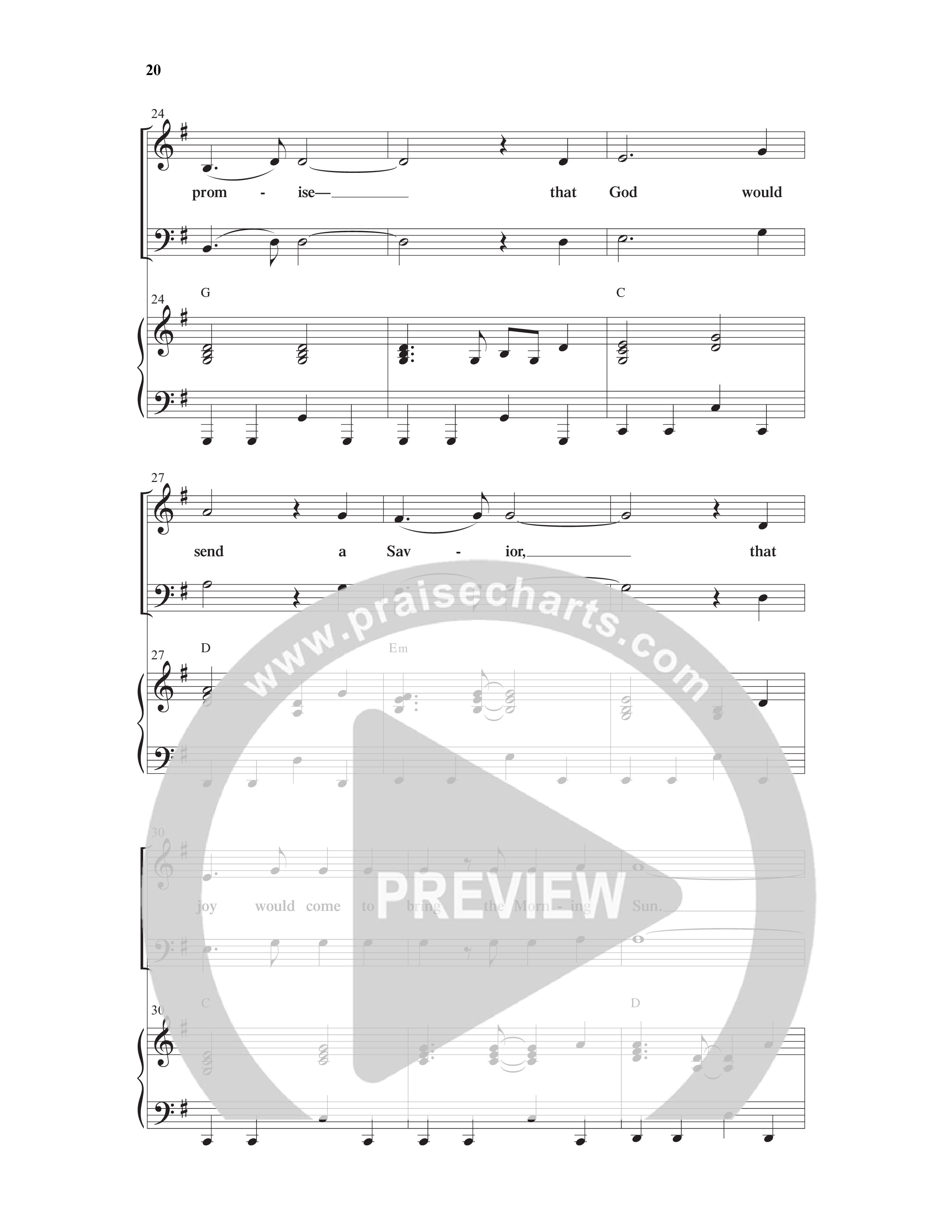 Come And See Go And Tell (11 Song Choral Collection) Song 2 (Piano SATB) (Word Music Choral / Arr. Marty Hamby)