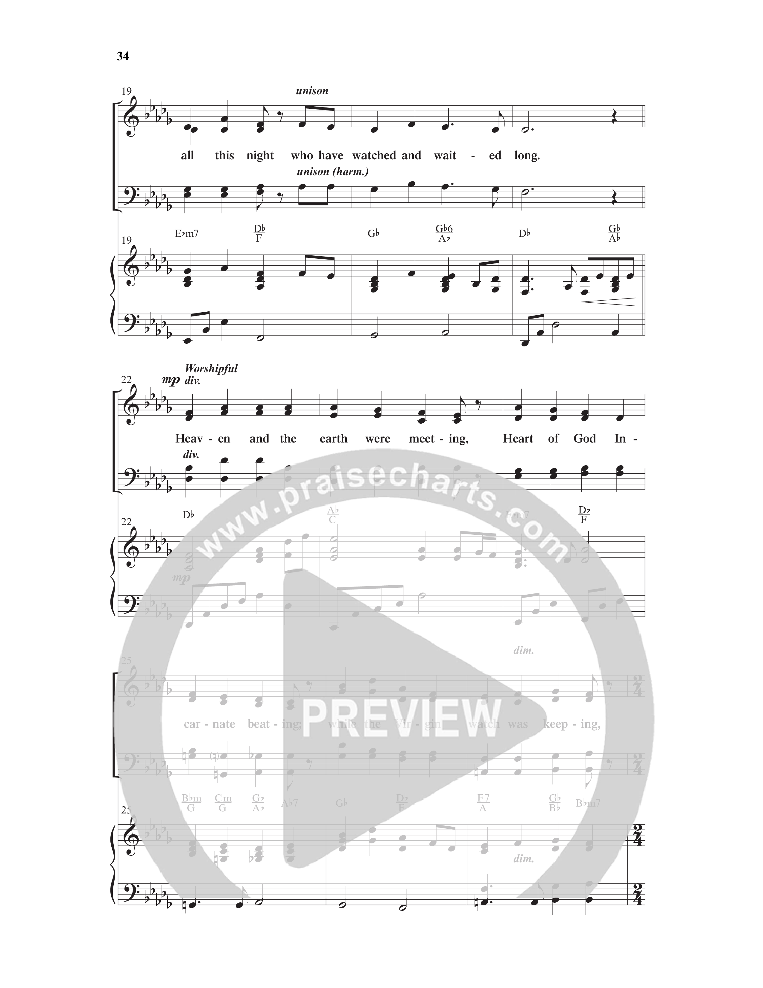 Come And See Go And Tell (11 Song Choral Collection) Song 4 (Piano SATB) (Word Music Choral / Arr. Marty Hamby)