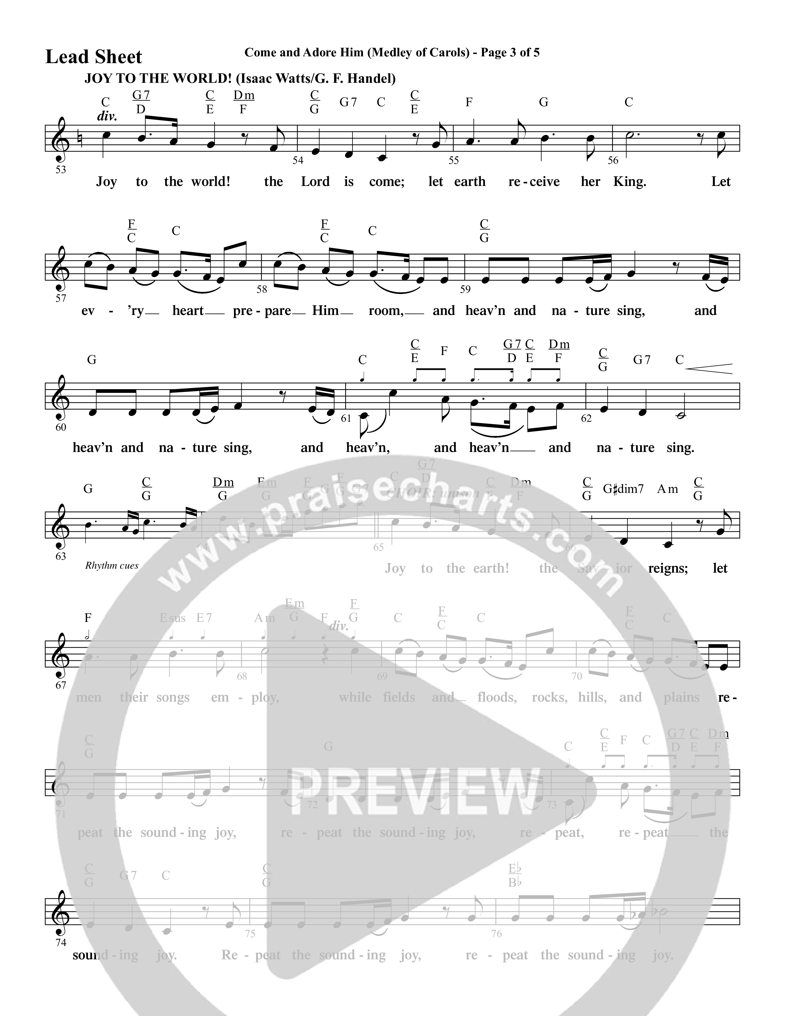 Come And See Go And Tell (11 Song Choral Collection) Song 5 (Lead & Chords) (Word Music Choral / Arr. Marty Hamby)