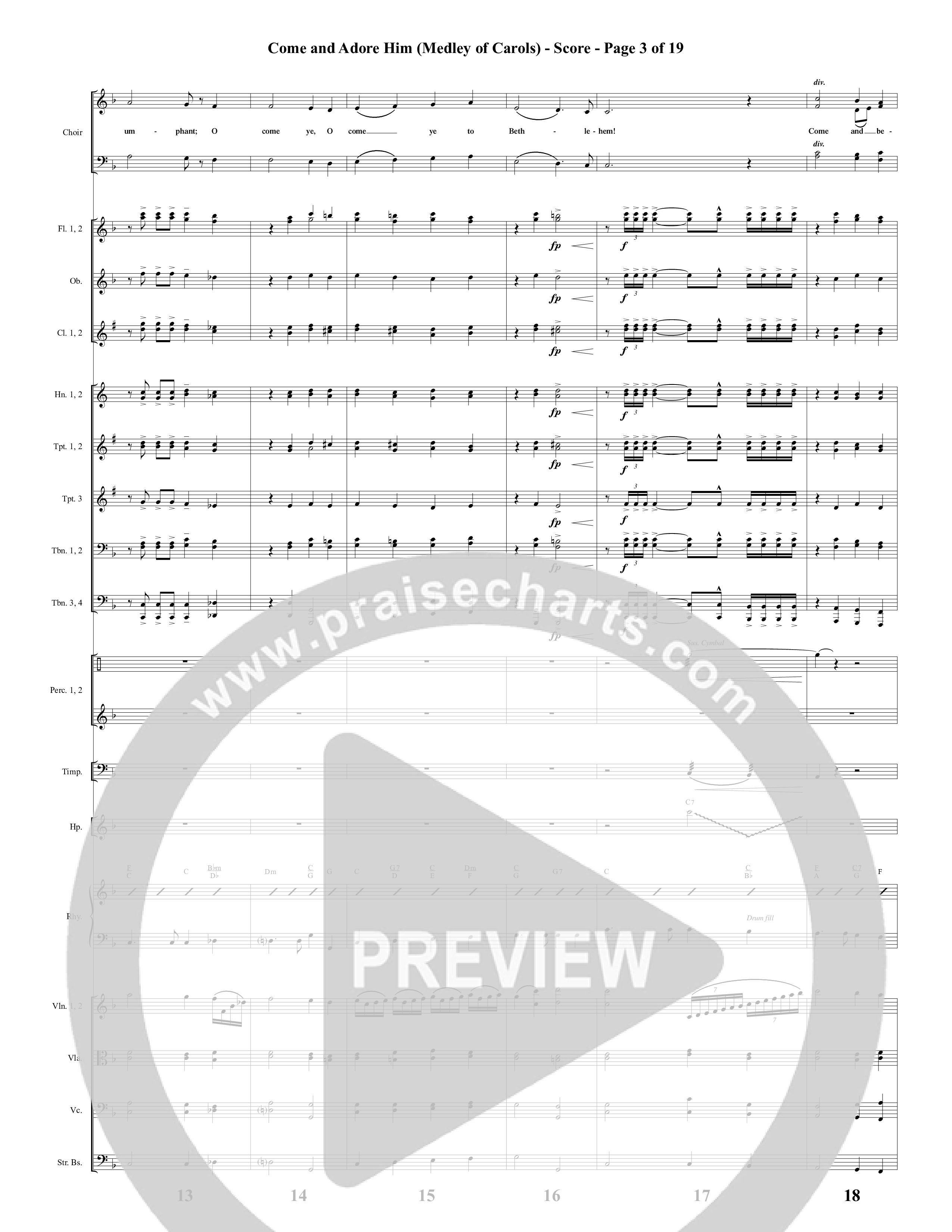 Come And See Go And Tell (11 Song Choral Collection) Song 5 (Orchestration) (Word Music Choral / Arr. Marty Hamby)