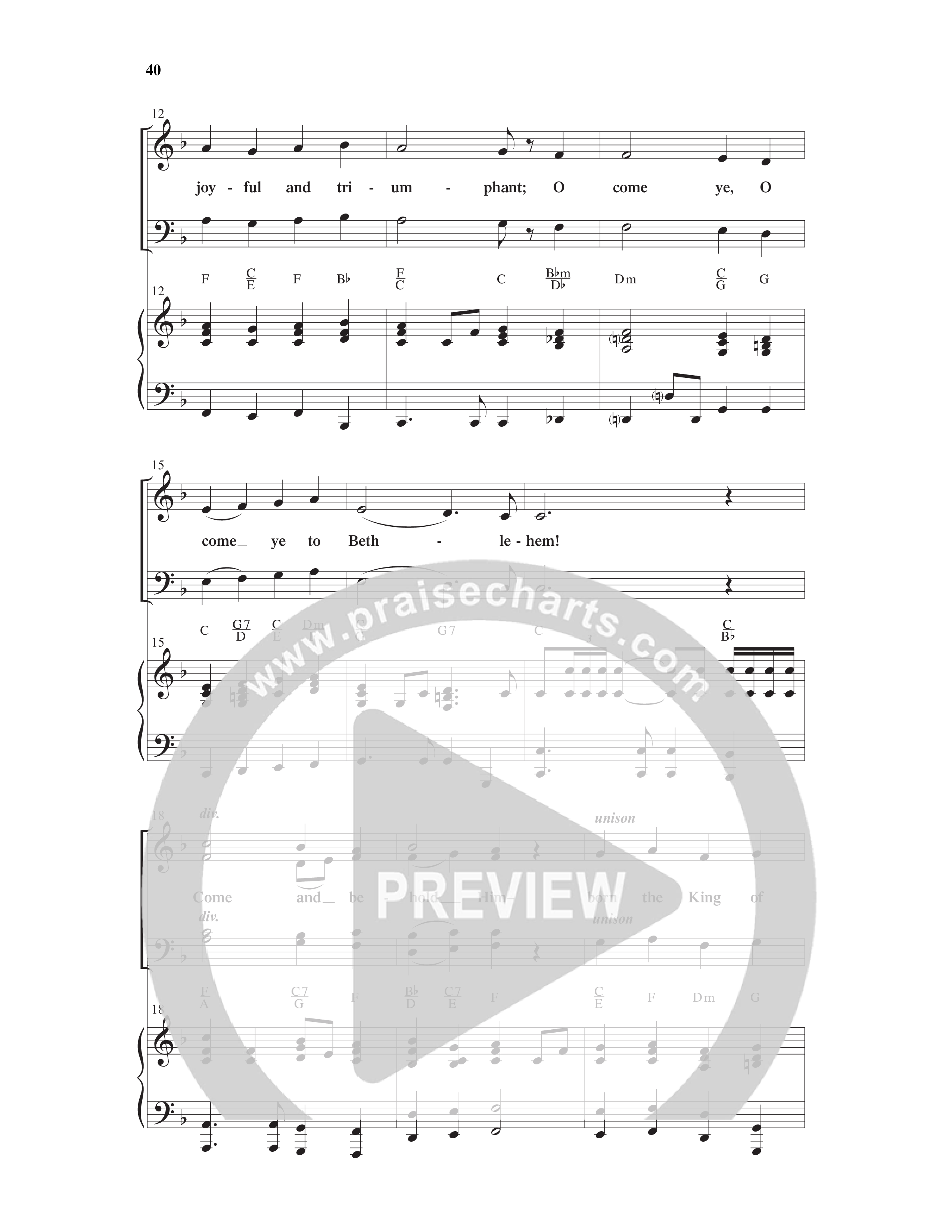 Come And See Go And Tell (11 Song Choral Collection) Song 5 (Piano SATB) (Word Music Choral / Arr. Marty Hamby)