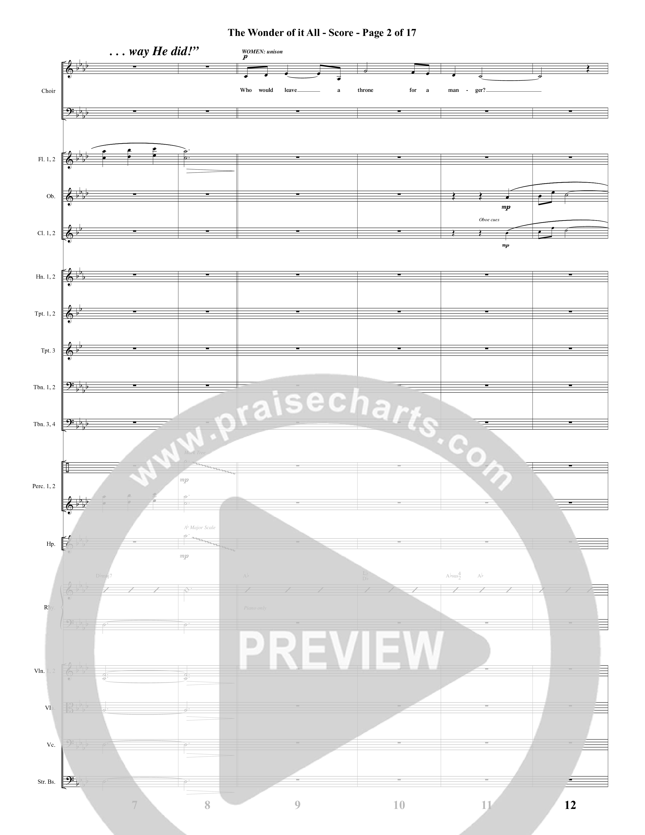 Come And See Go And Tell (11 Song Choral Collection) Song 6 (Orchestration) (Word Music Choral / Arr. Marty Hamby)
