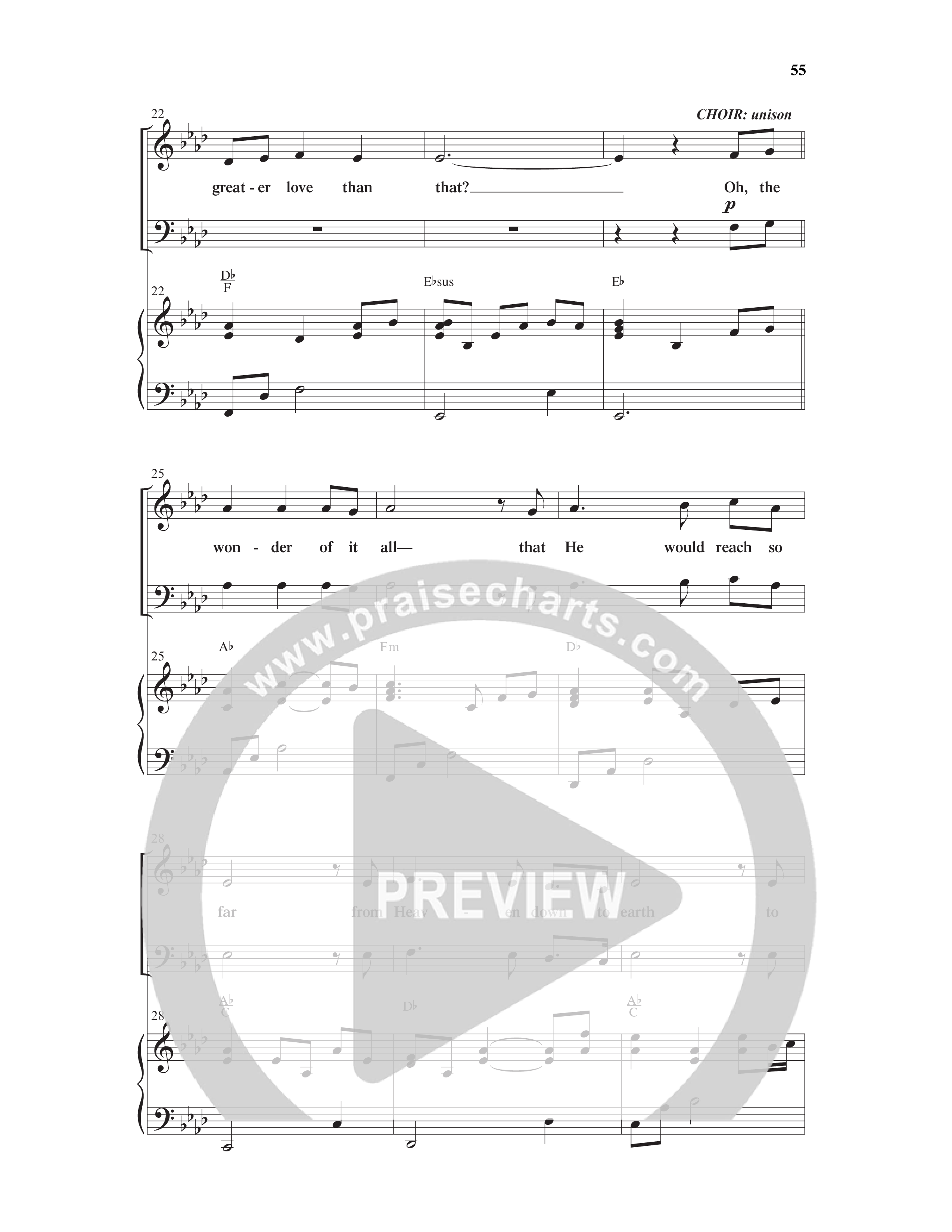 Come And See Go And Tell (11 Song Choral Collection) Song 6 (Piano SATB) (Word Music Choral / Arr. Marty Hamby)