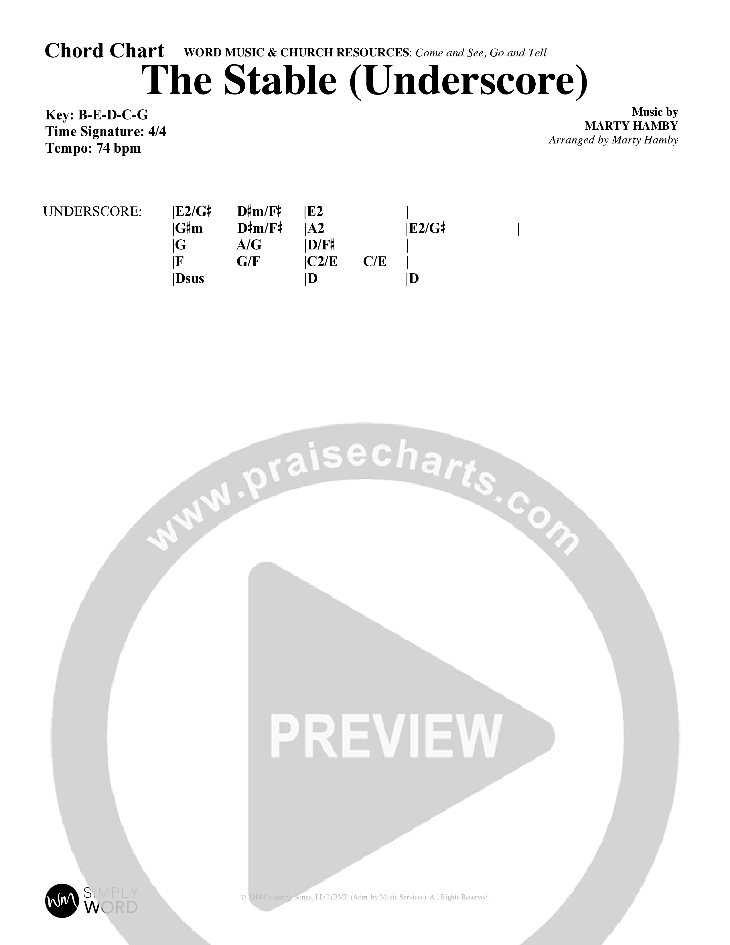 Come And See Go And Tell (11 Song Choral Collection) Song 8 (Lead & Chords) (Word Music Choral / Arr. Marty Hamby)