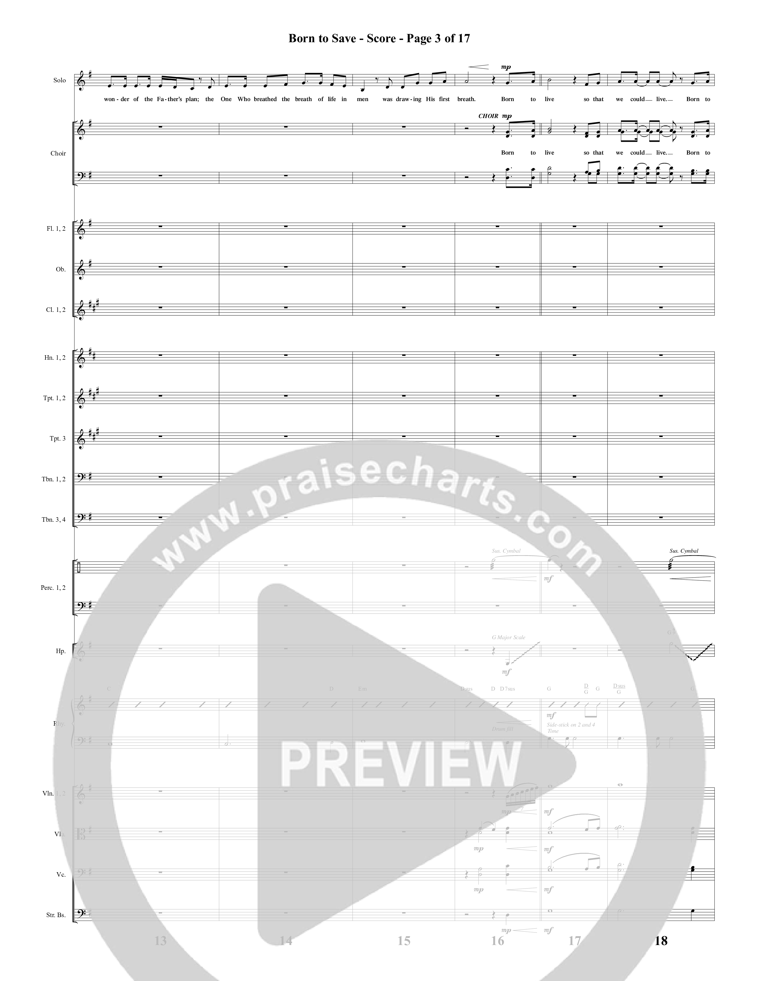 Come And See Go And Tell (11 Song Choral Collection) Song 9 (Orchestration) (Word Music Choral / Arr. Marty Hamby)