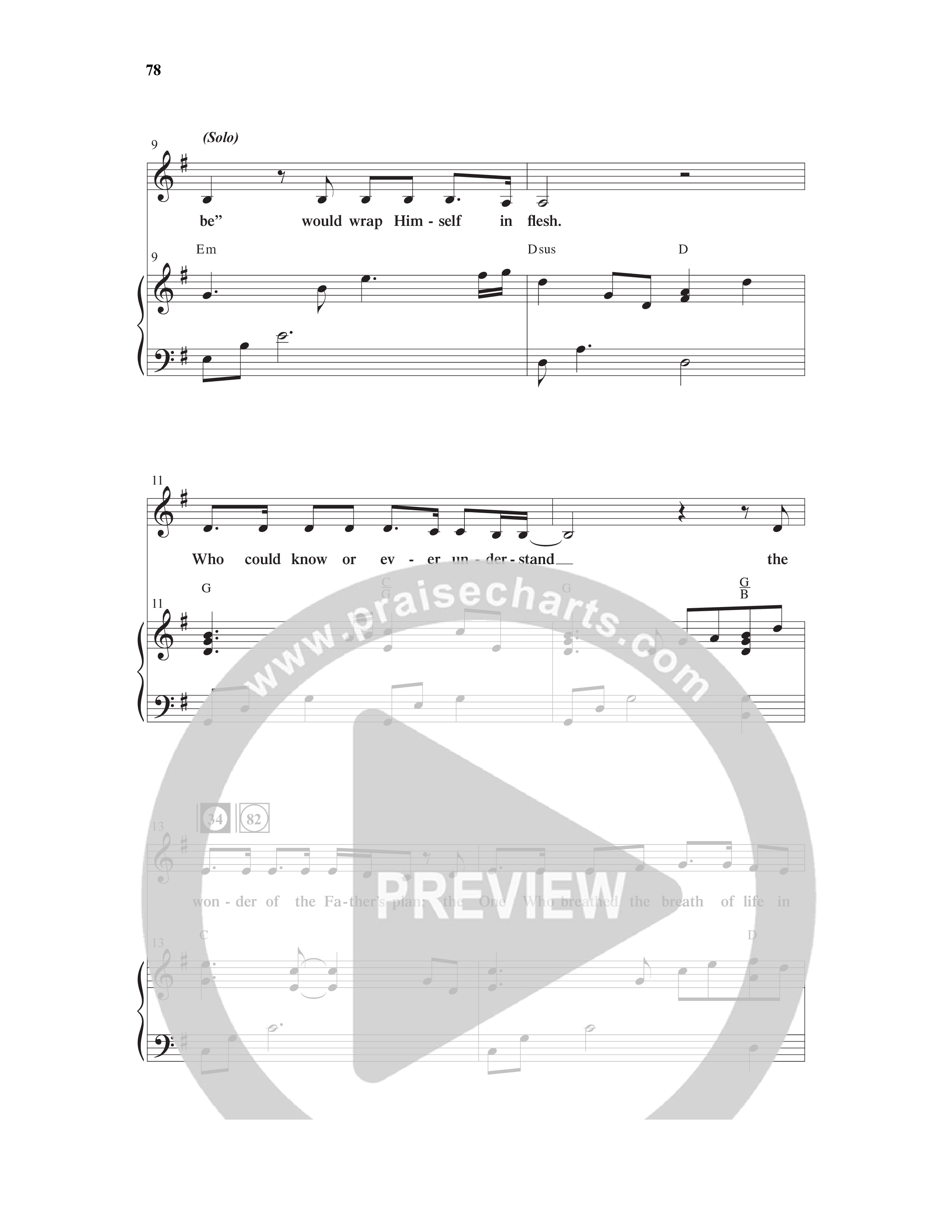 Come And See Go And Tell (11 Song Choral Collection) Song 9 (Piano SATB) (Word Music Choral / Arr. Marty Hamby)
