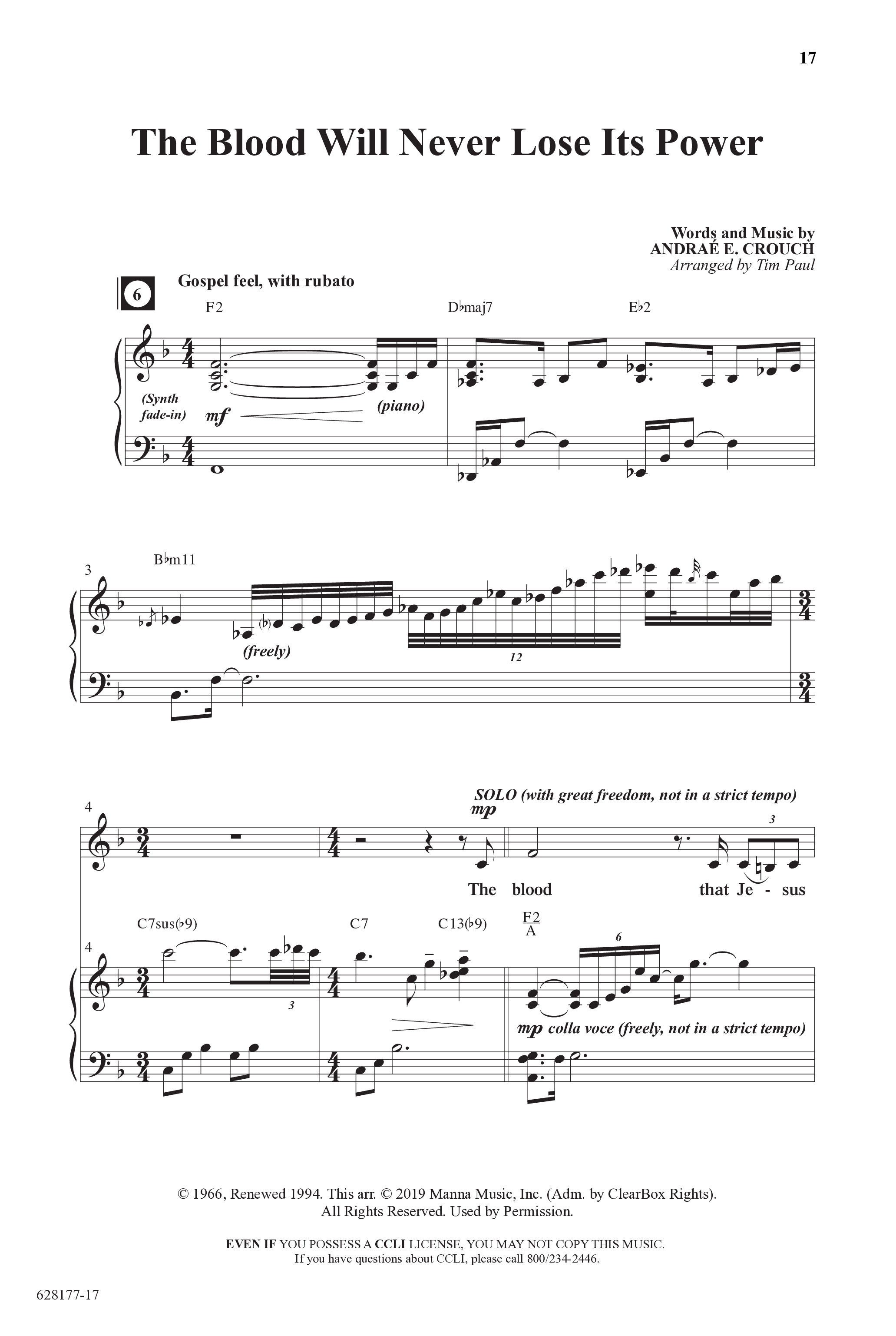 Concord Worship Sings (9 Song Choral Collection) Song 2 (Piano SATB) (Concord Worship / Arr. Tim Paul)