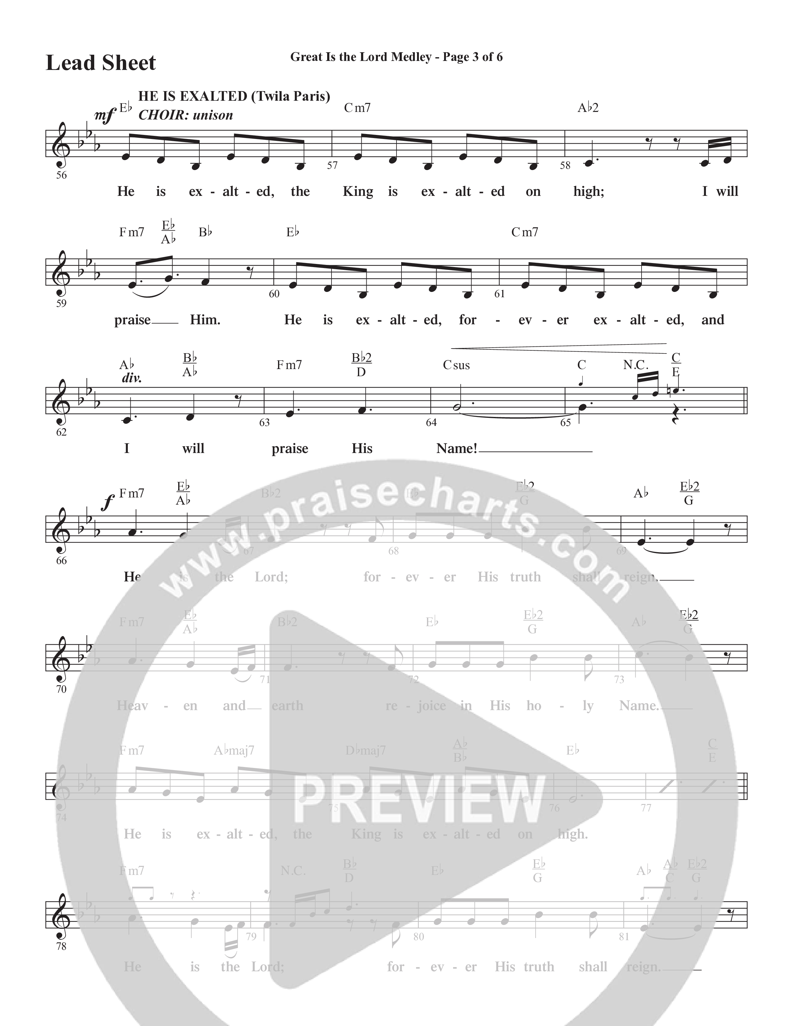 Concord Worship Sings (9 Song Choral Collection) Song 5 (Lead & Chords) (Concord Worship / Arr. Tim Paul)