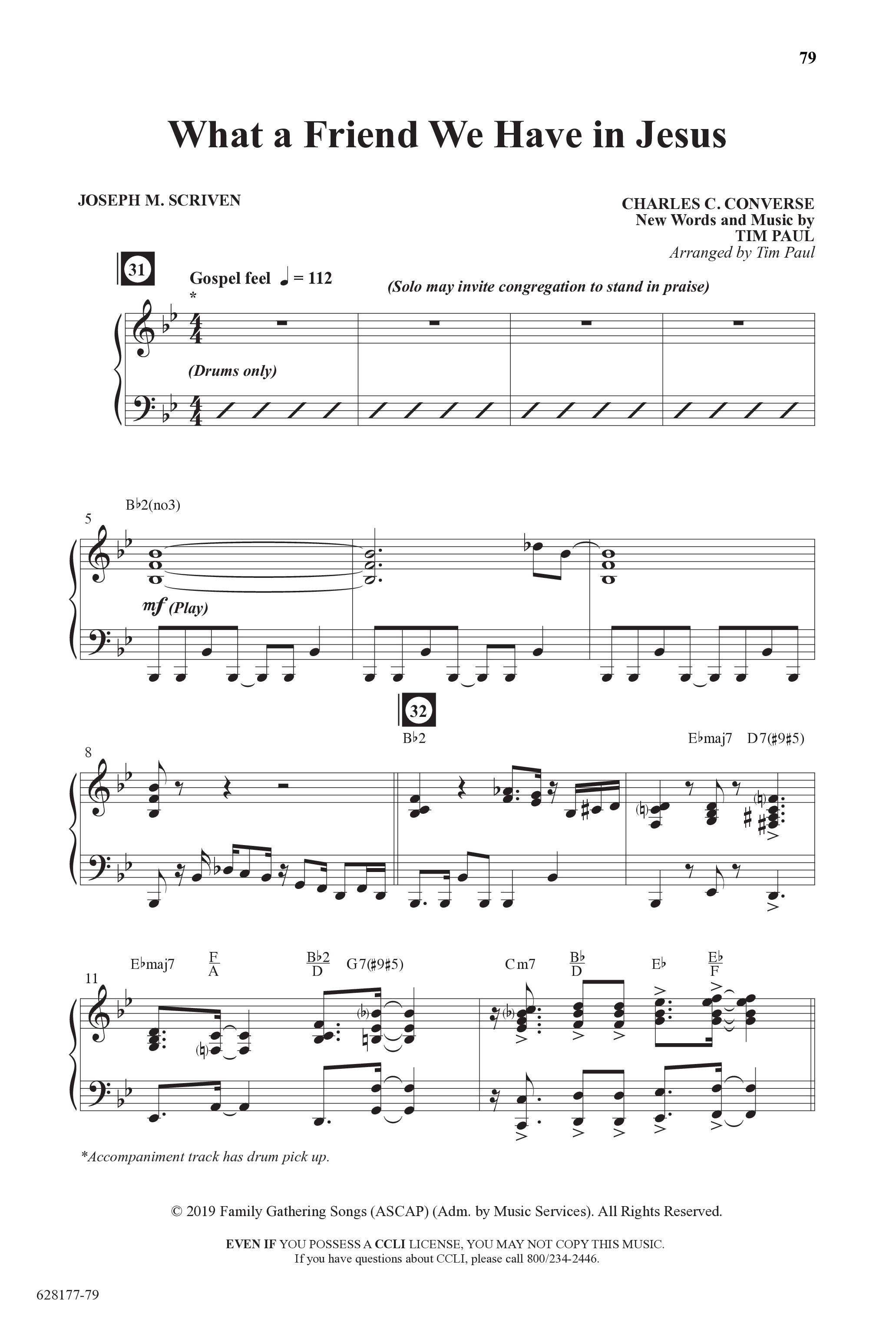 Concord Worship Sings (9 Song Choral Collection) Song 6 (Piano SATB) (Concord Worship / Arr. Tim Paul)