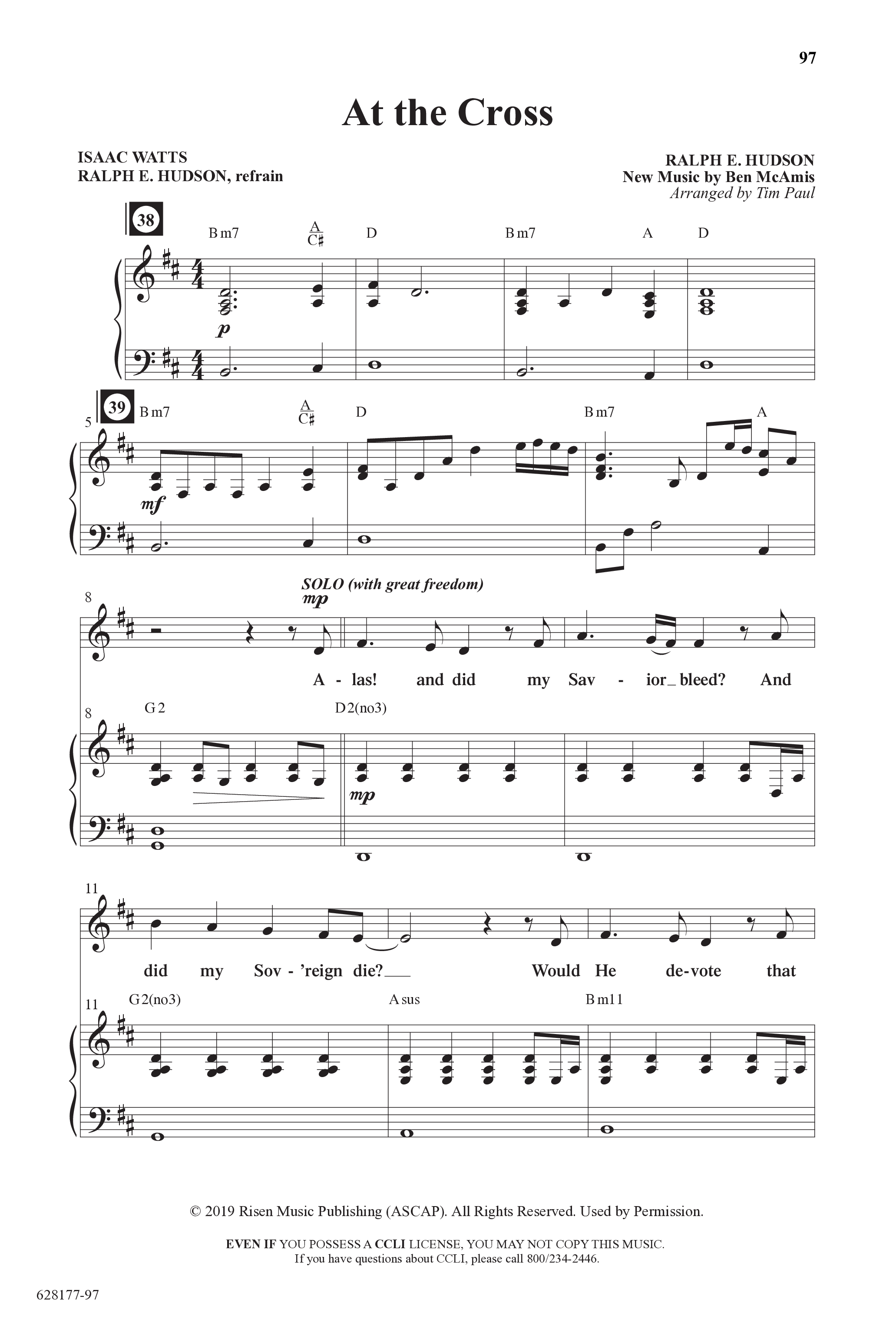 Concord Worship Sings (9 Song Choral Collection) Song 7 (Piano SATB) (Concord Worship / Arr. Tim Paul)