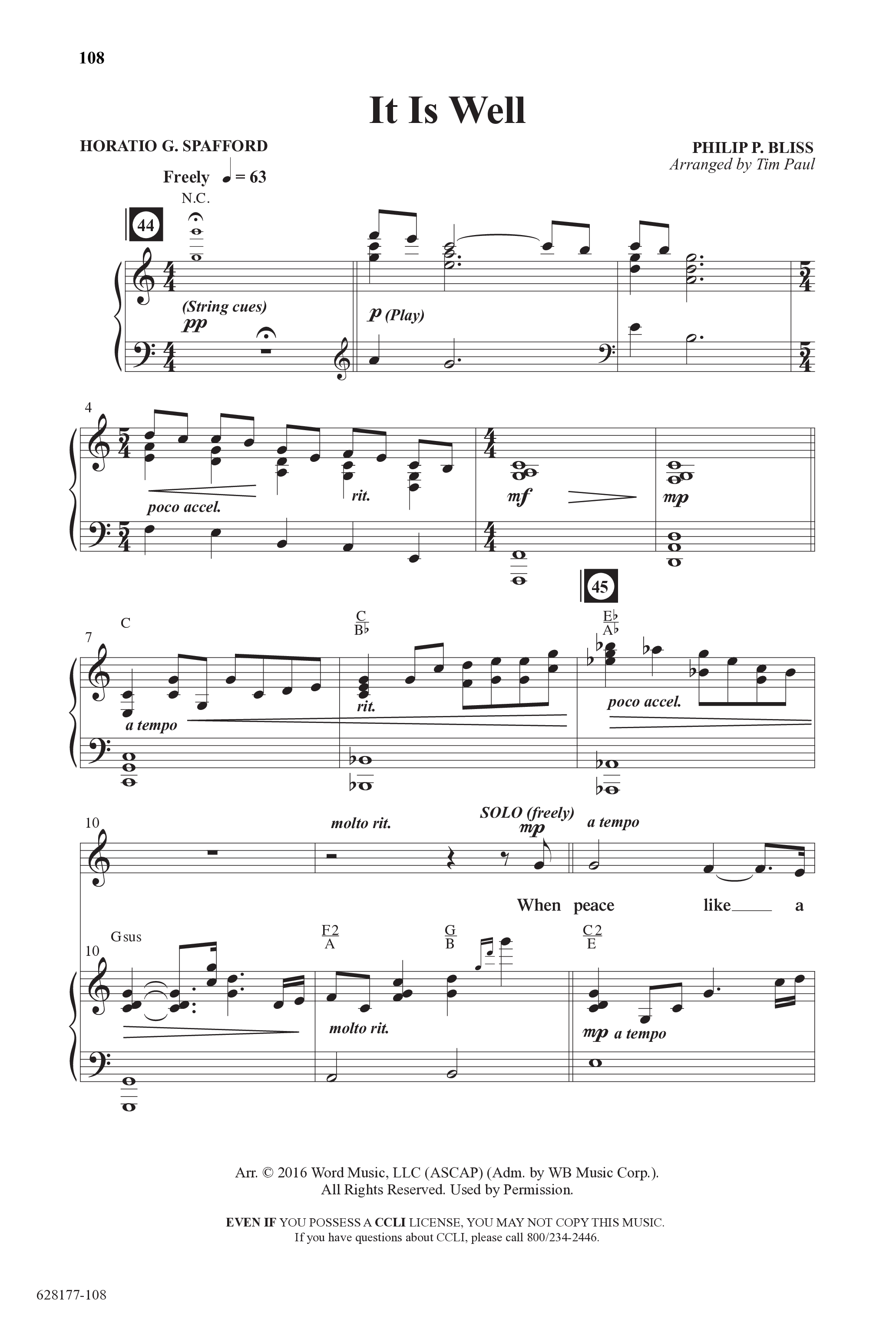 Concord Worship Sings (9 Song Choral Collection) Song 8 (Piano SATB) (Concord Worship / Arr. Tim Paul)