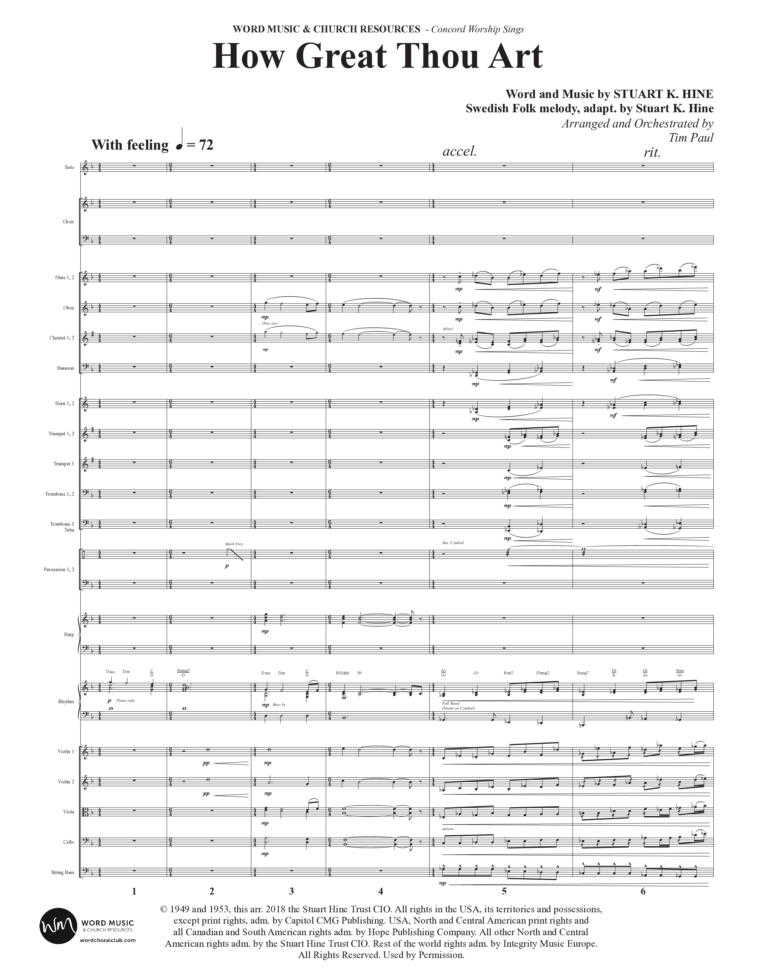 Concord Worship Sings (9 Song Choral Collection) Song 9 (Orchestration) (Concord Worship / Arr. Tim Paul)