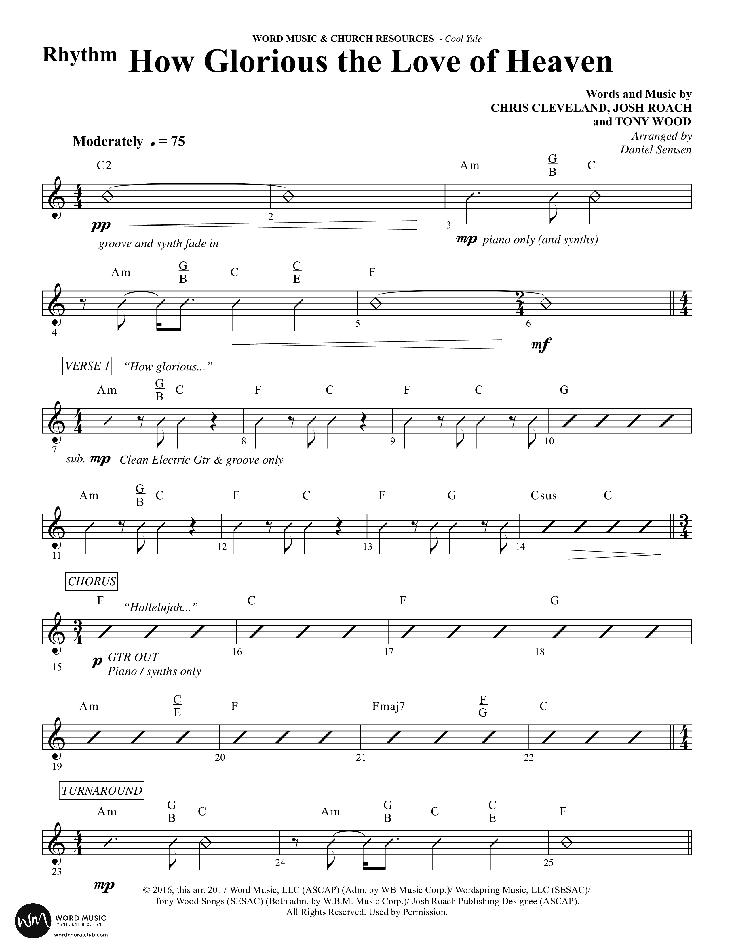 Cool Yule (6 Song Choral Collection) Song 4 (Rhythm) (Word Music Choral / Arr. Daniel Semsen)