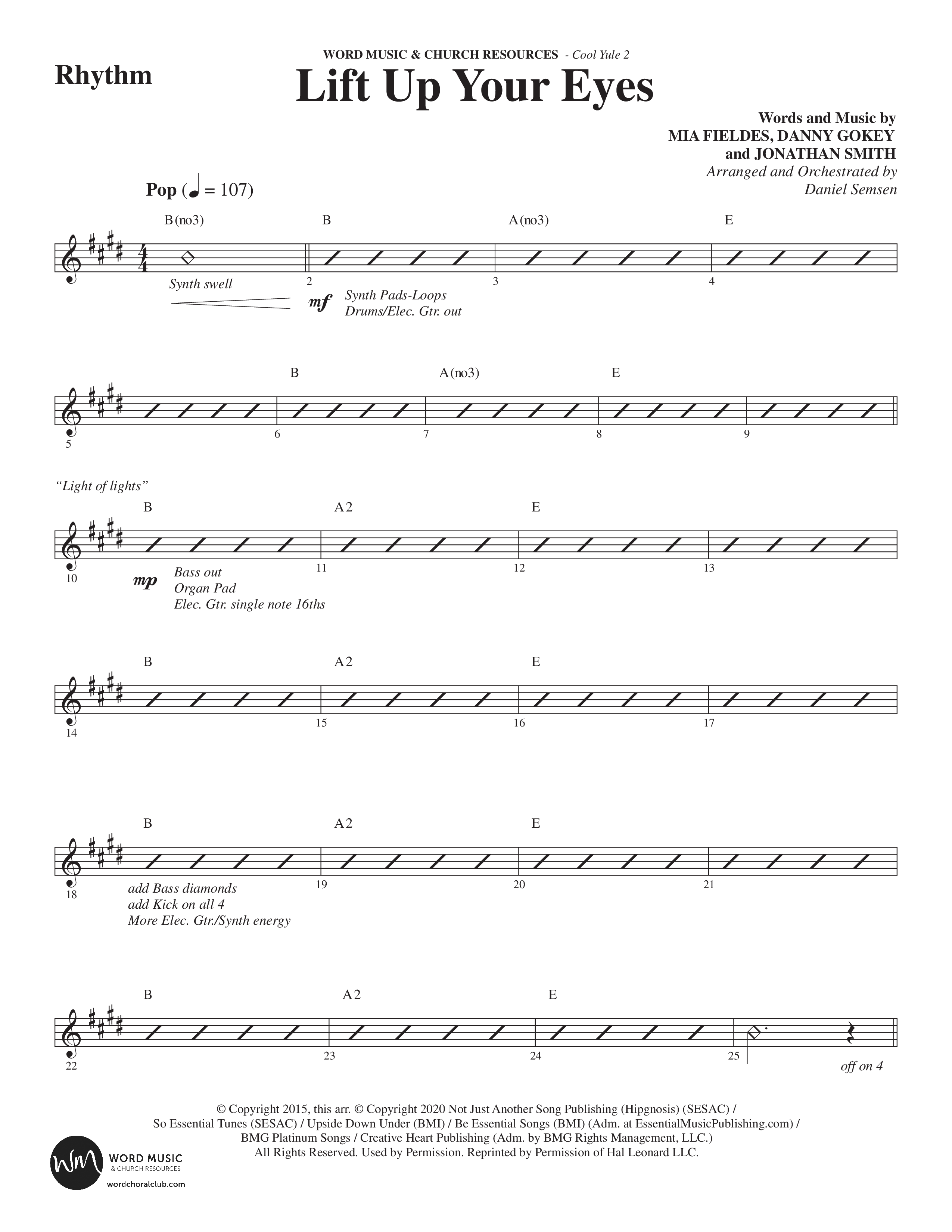 Cool Yule 2 (6 Song Choral Collection) Rhythm Collection (Word Music Choral / Arr. Daniel Semsen)