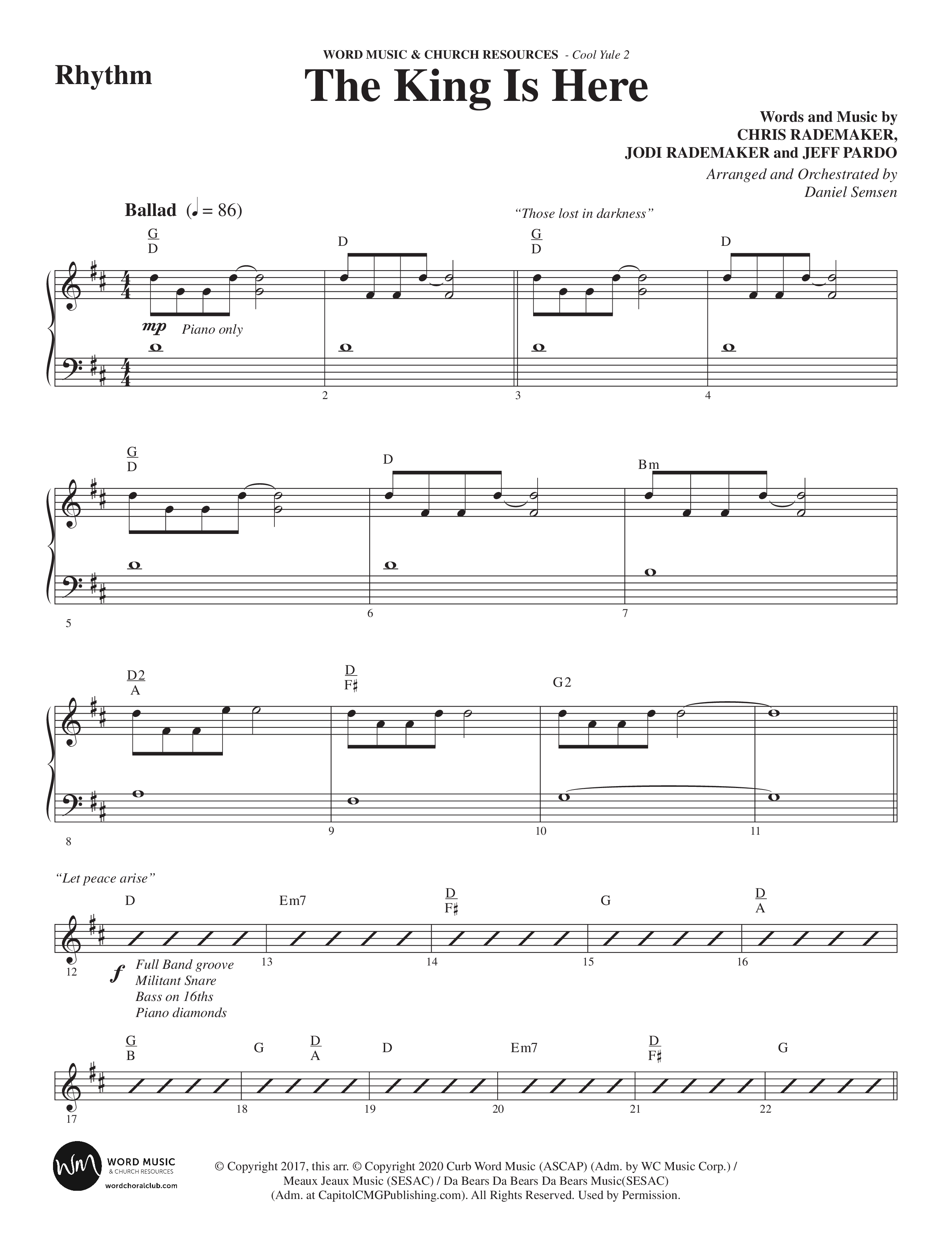 Cool Yule 2 (6 Song Choral Collection) Song 2 (Rhythm) (Word Music Choral / Arr. Daniel Semsen)