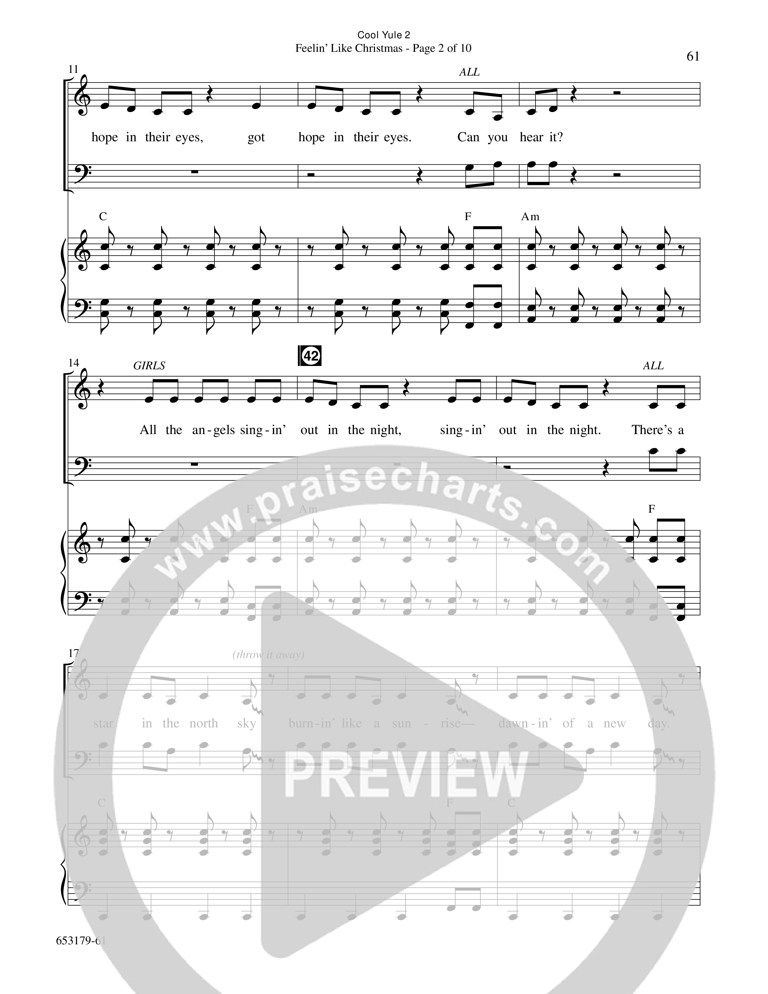 Cool Yule 2 (6 Song Choral Collection) Song 5 (Piano SATB) (Word Music Choral / Arr. Daniel Semsen)