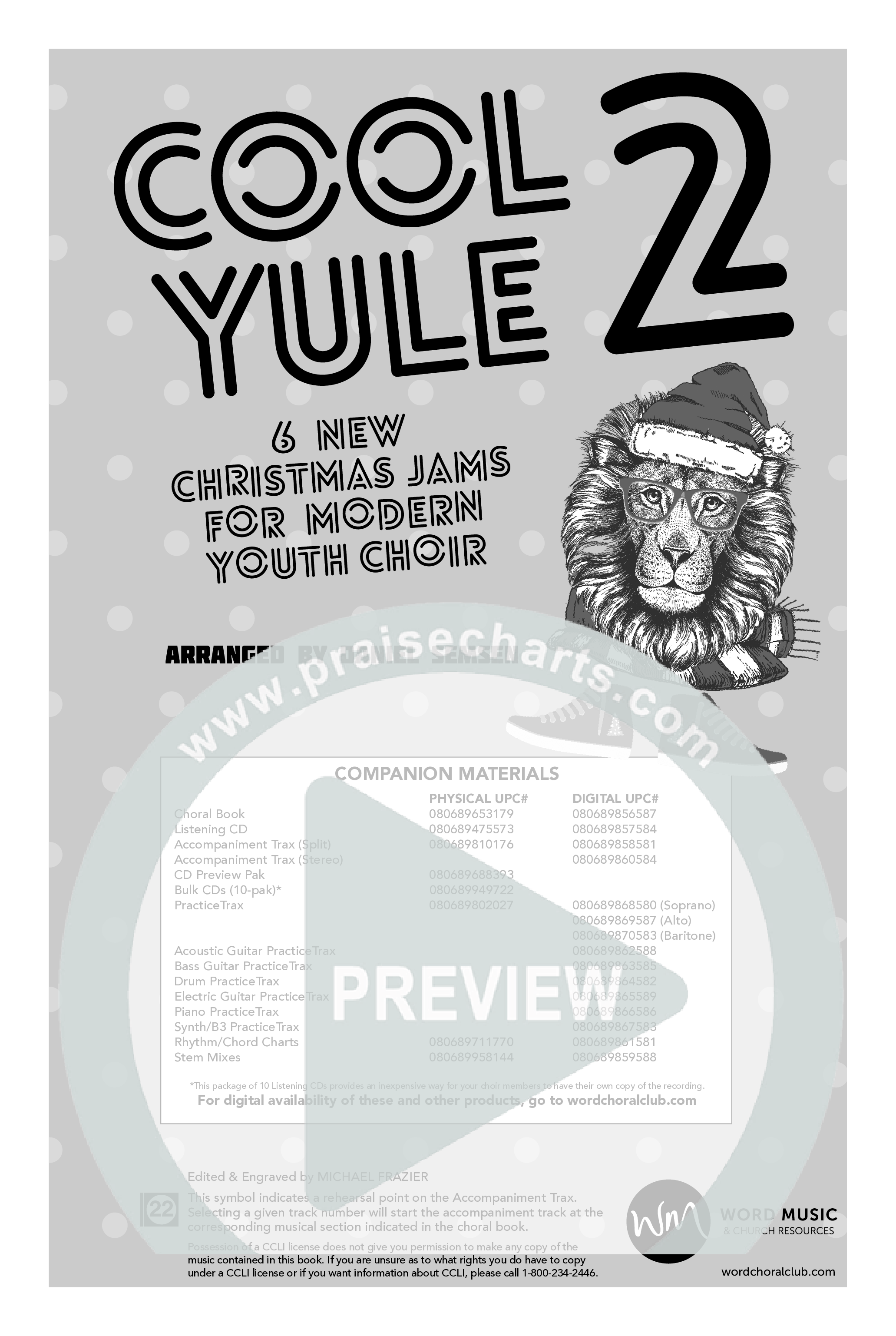 Cool Yule 2 (6 Song Choral Collection) Choral Book (Word Music Choral / Arr. Daniel Semsen)