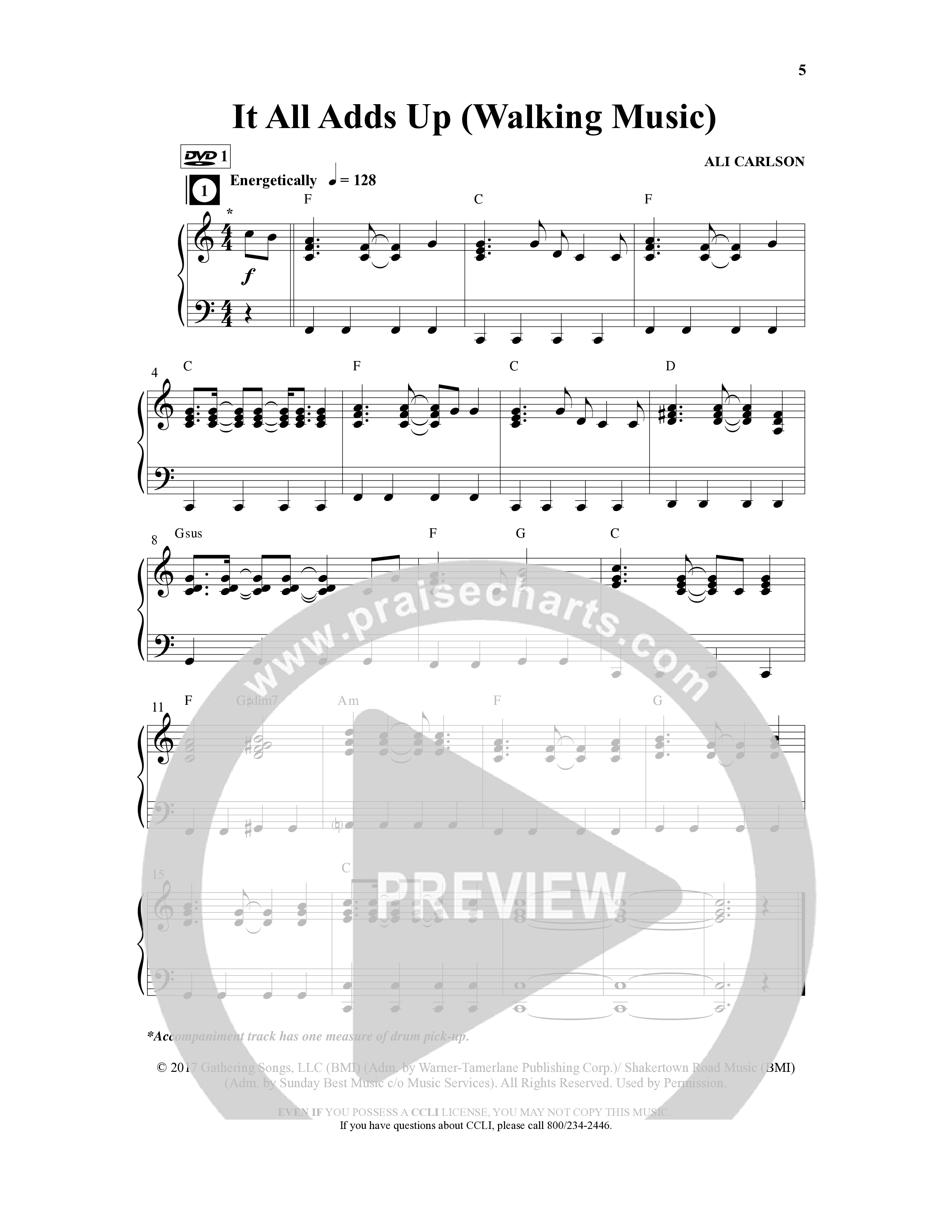 Counting Down To Christmas (6 Song Choral Collection) Song 1 (Piano SATB) (WordKidz)