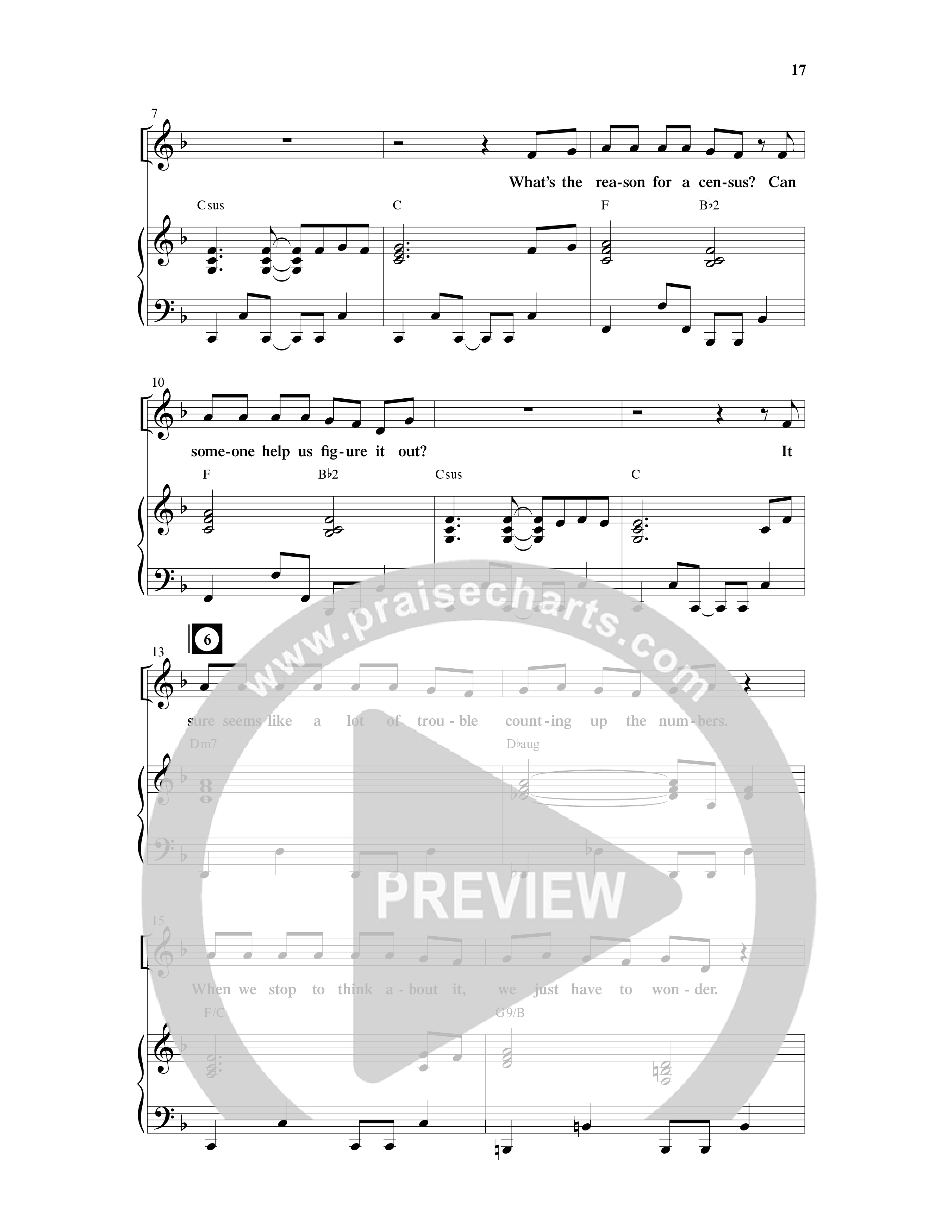 Counting Down To Christmas (6 Song Choral Collection) Song 3 (Piano SATB) (WordKidz)
