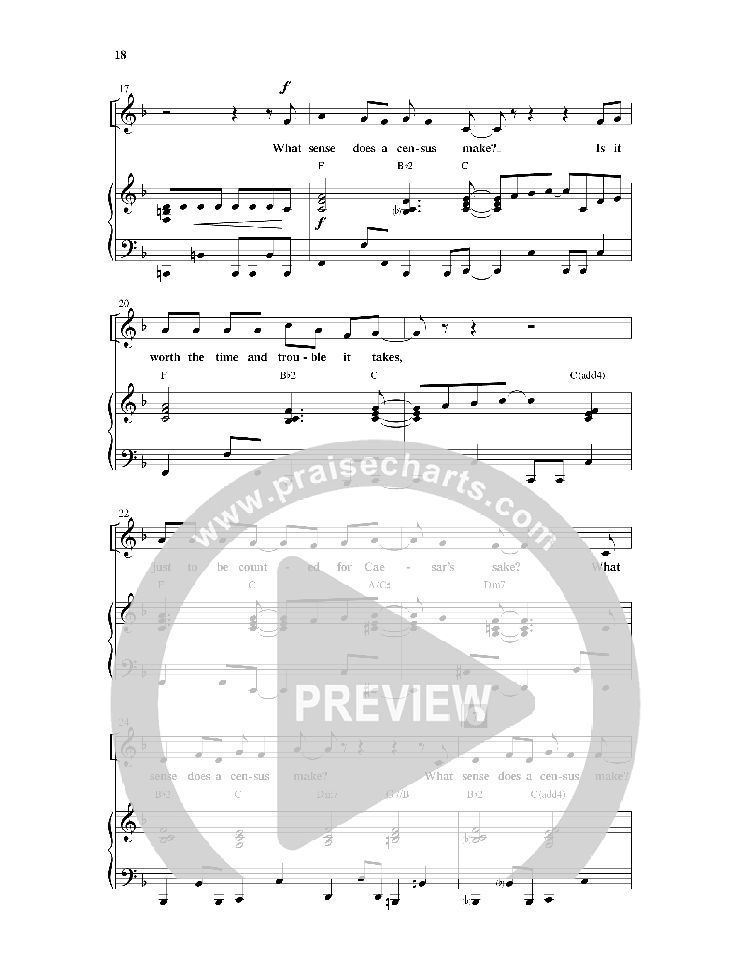 Counting Down To Christmas (6 Song Choral Collection) Song 3 (Piano SATB) (WordKidz)