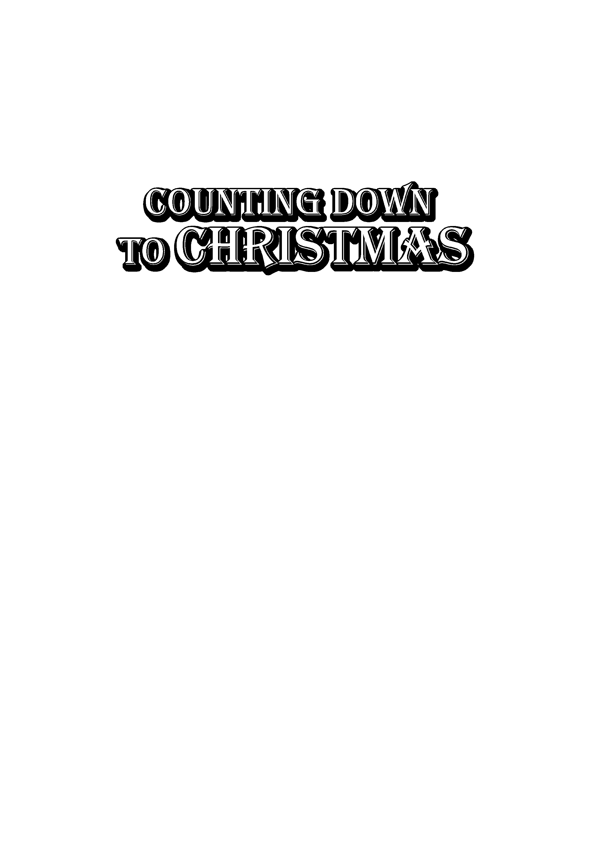 Counting Down To Christmas (6 Song Choral Collection) Choral Book (WordKidz)