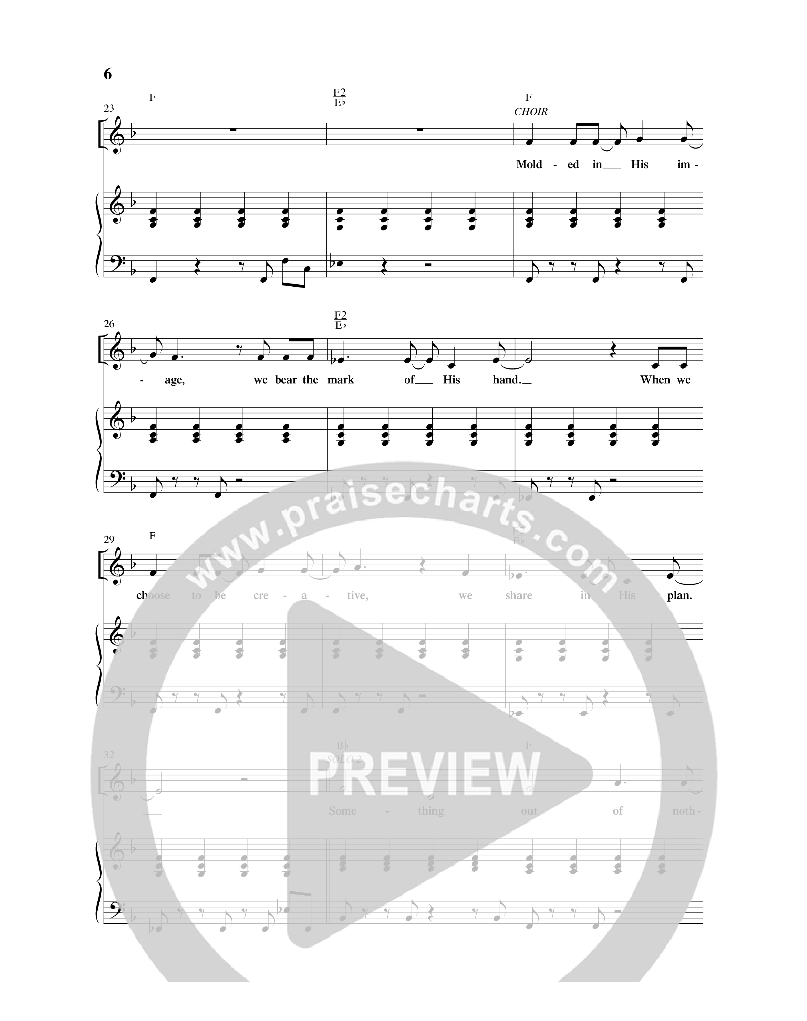 Creation Sensation (10 Song Choral Collection) Song 1 (Piano SATB) (Word Music Choral)