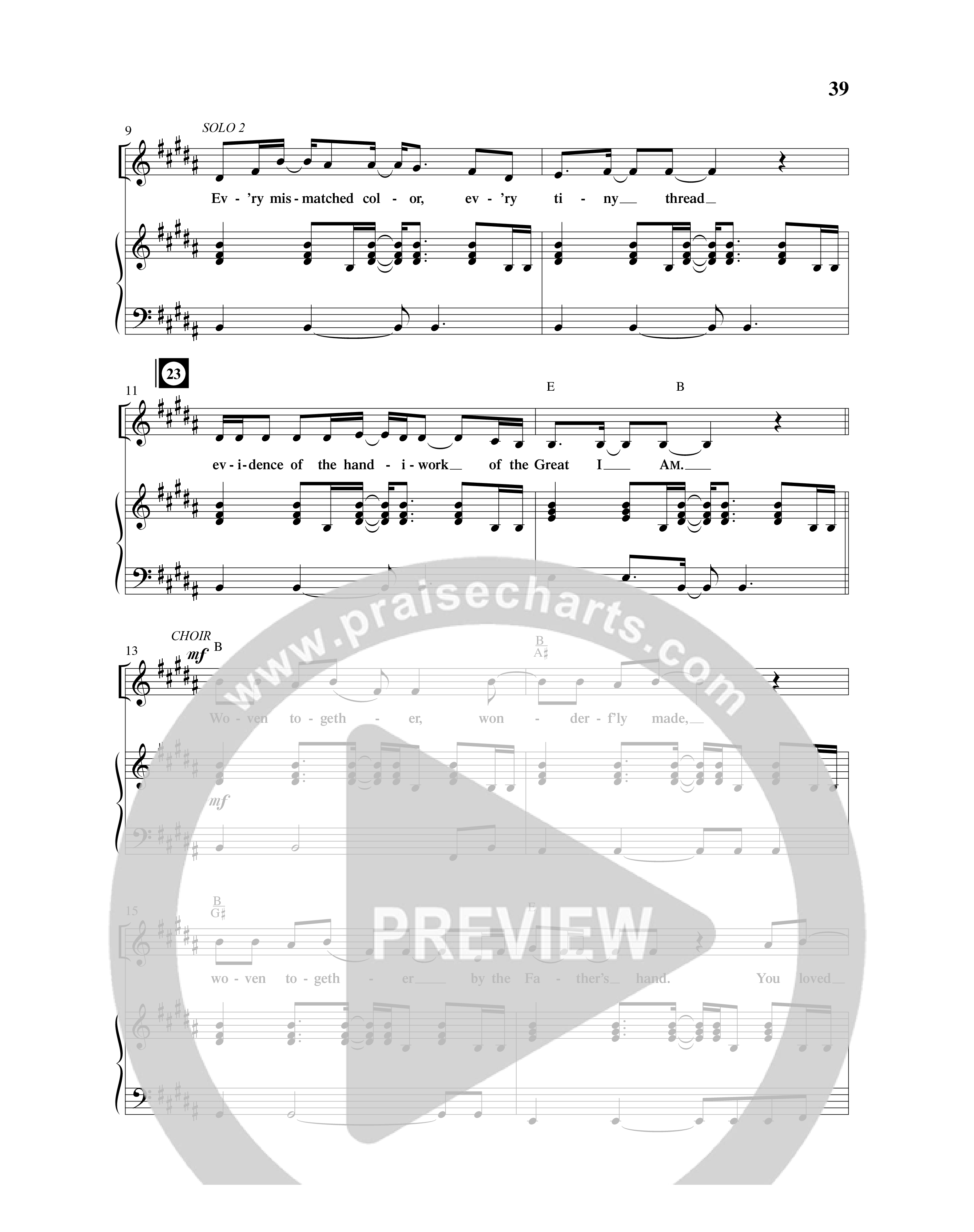 Creation Sensation (10 Song Choral Collection) Song 5 (Piano SATB) (Word Music Choral)