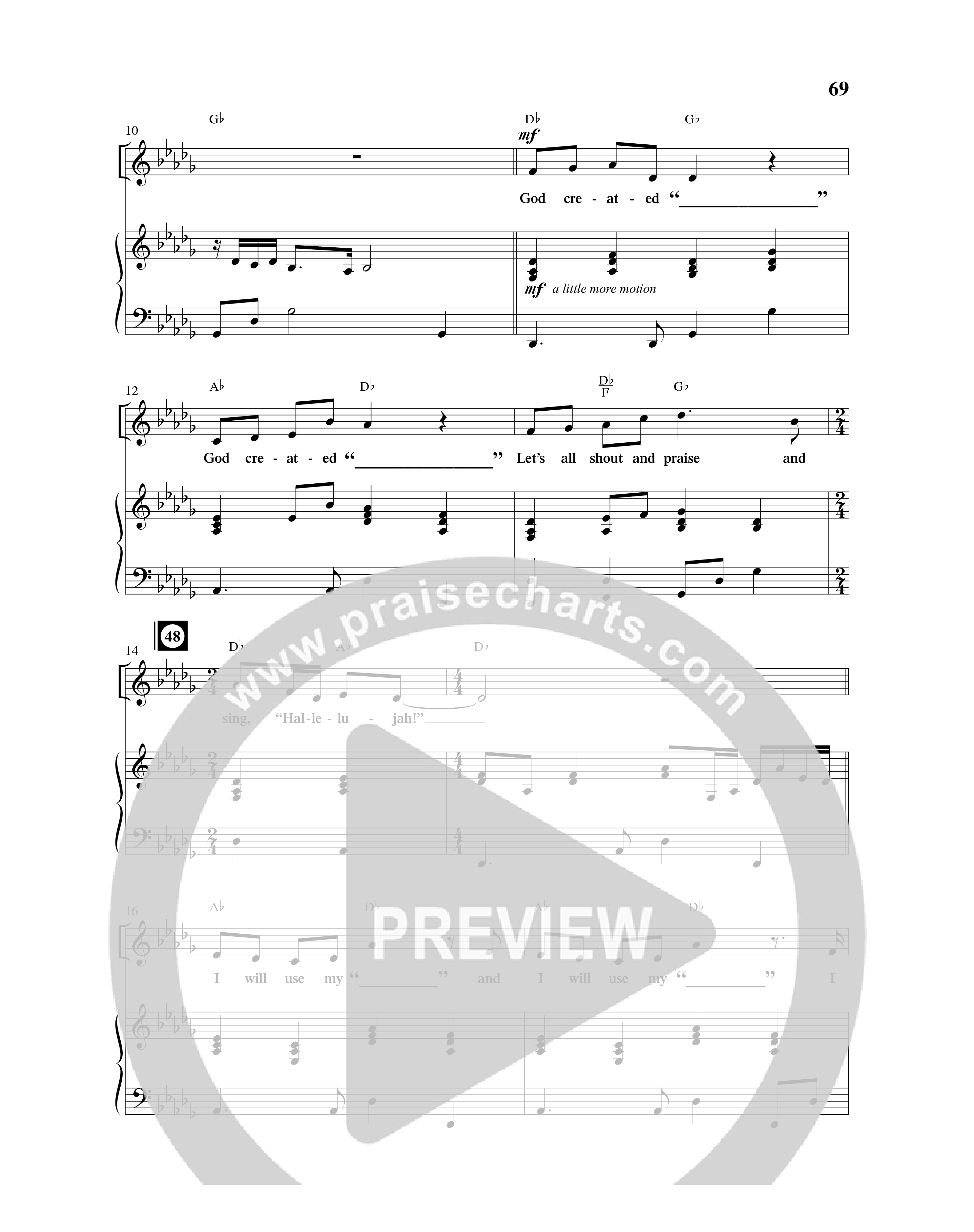 Creation Sensation (10 Song Choral Collection) Song 9 (Piano SATB) (Word Music Choral)