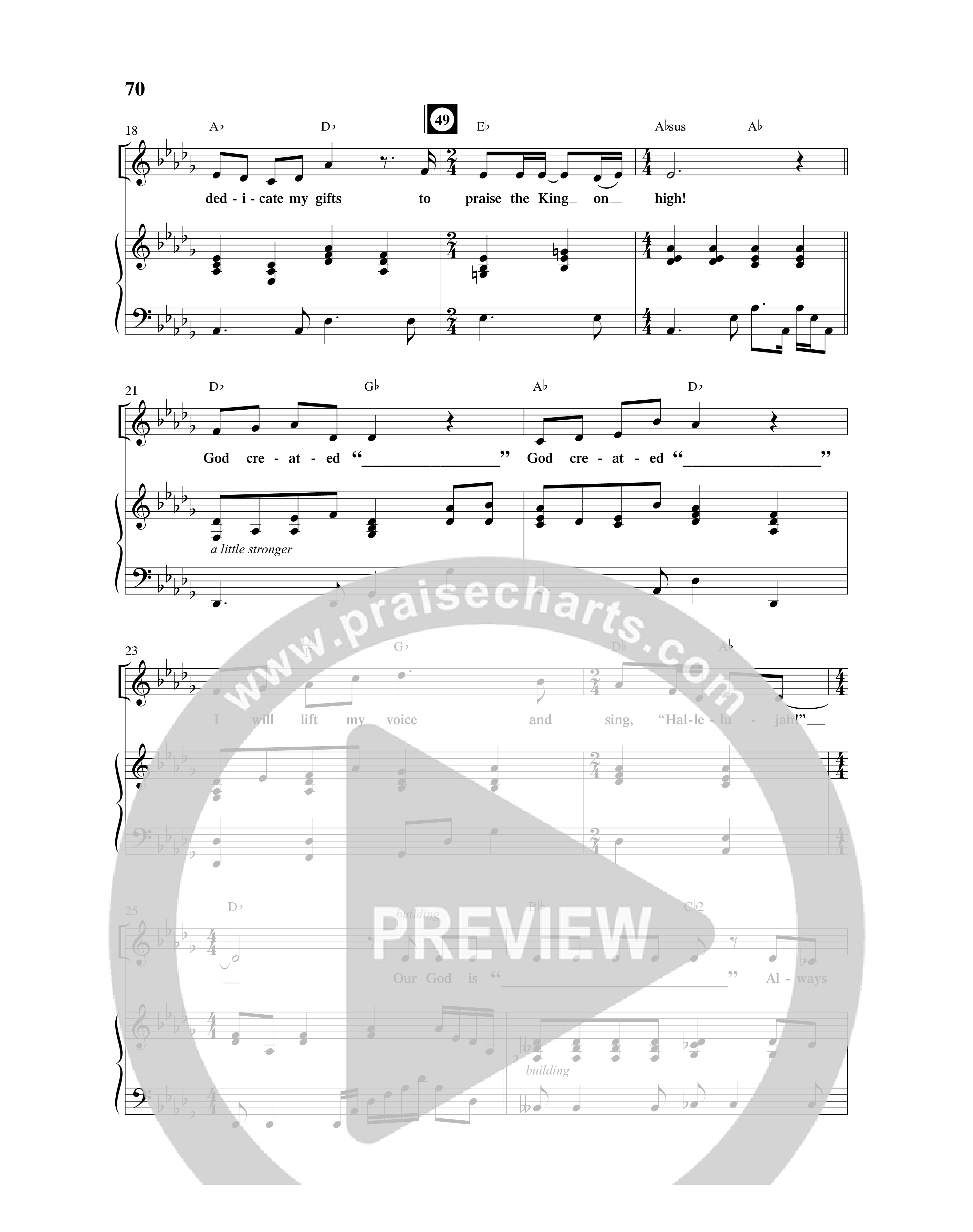 Creation Sensation (10 Song Choral Collection) Song 9 (Piano SATB) (Word Music Choral)