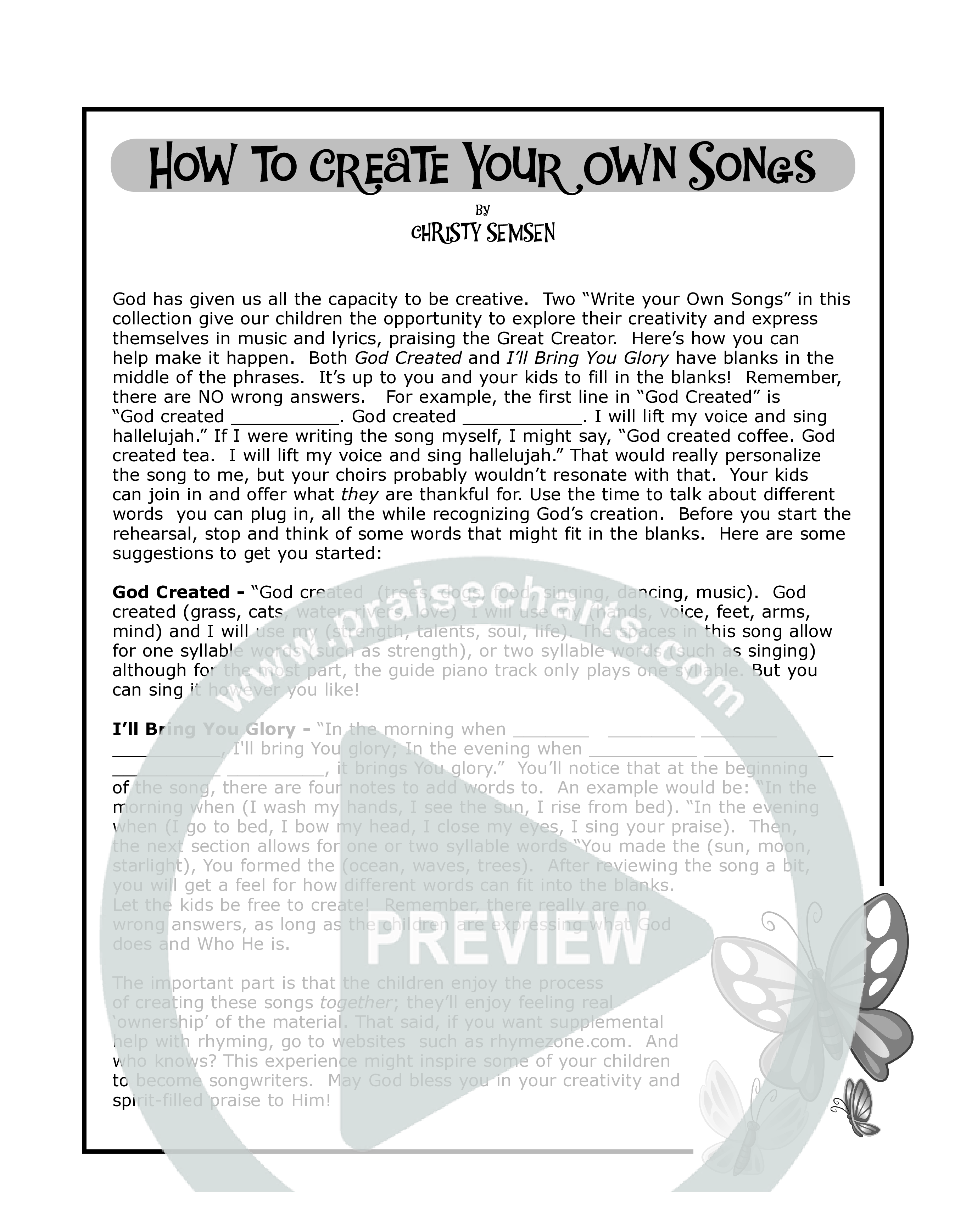 Creation Sensation (10 Song Choral Collection) Choral Book (Word Music Choral)