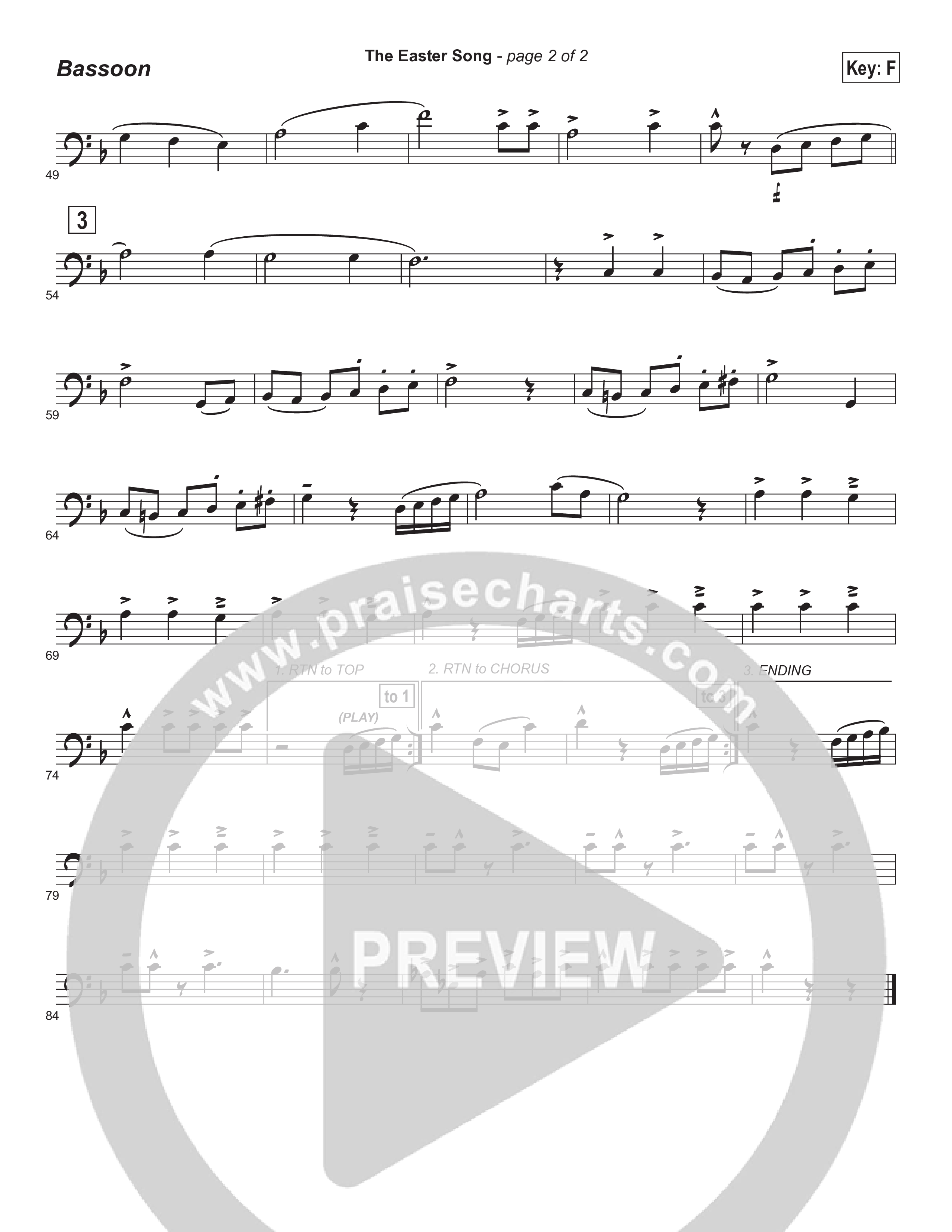 Easter Song (Instrumental) Bassoon (Brad Henderson)