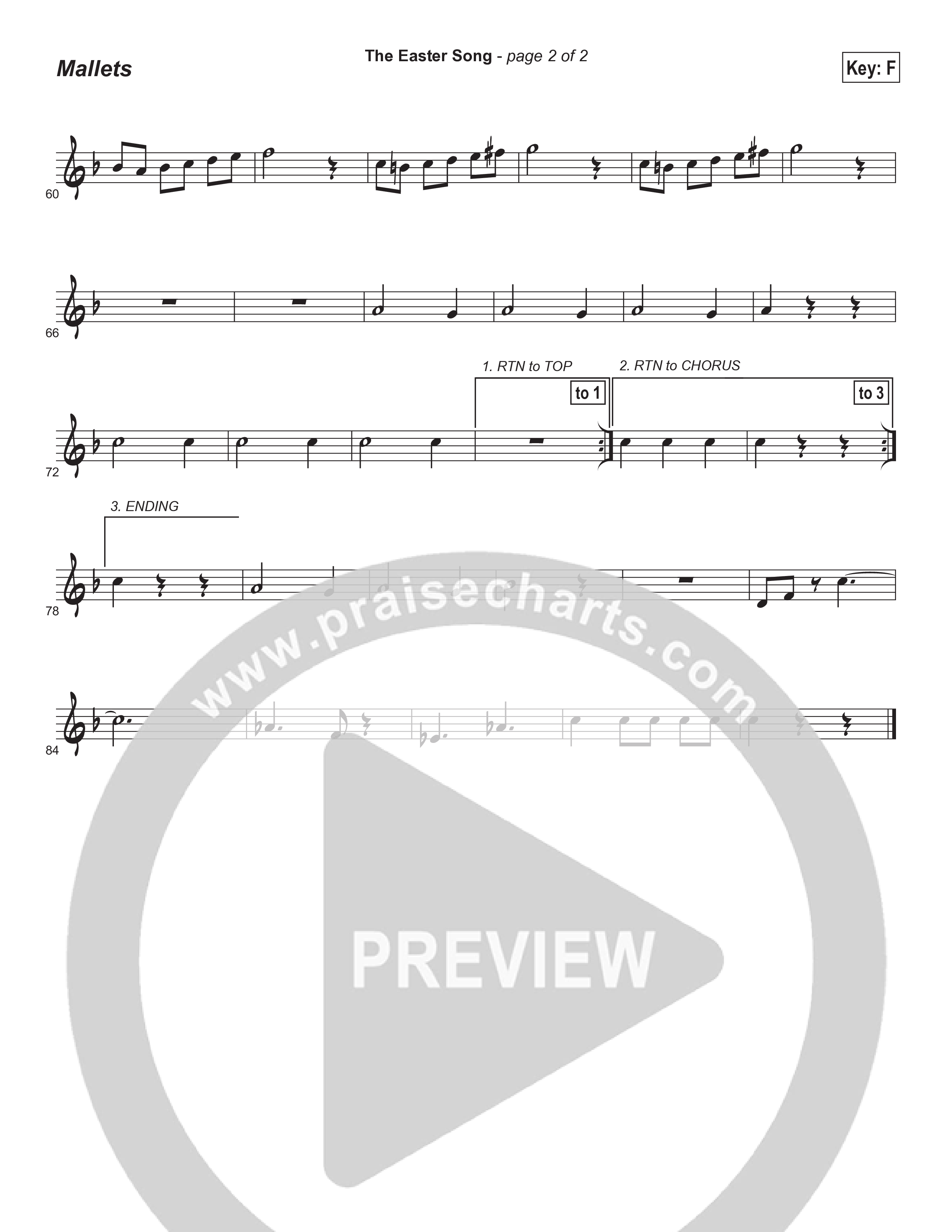 Easter Song (Instrumental) Mallets (Brad Henderson)