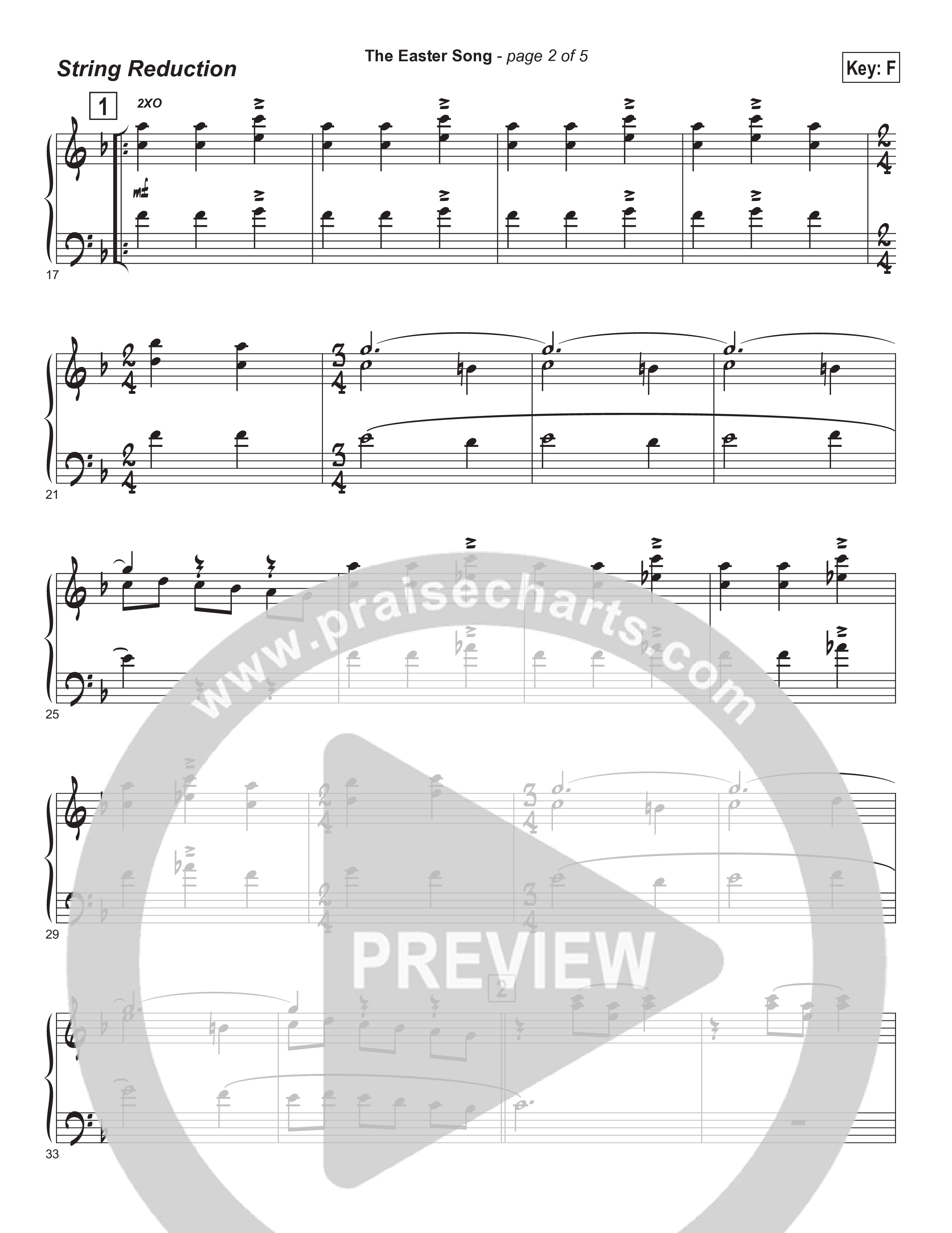 Easter Song (Instrumental) String Reduction (Brad Henderson)