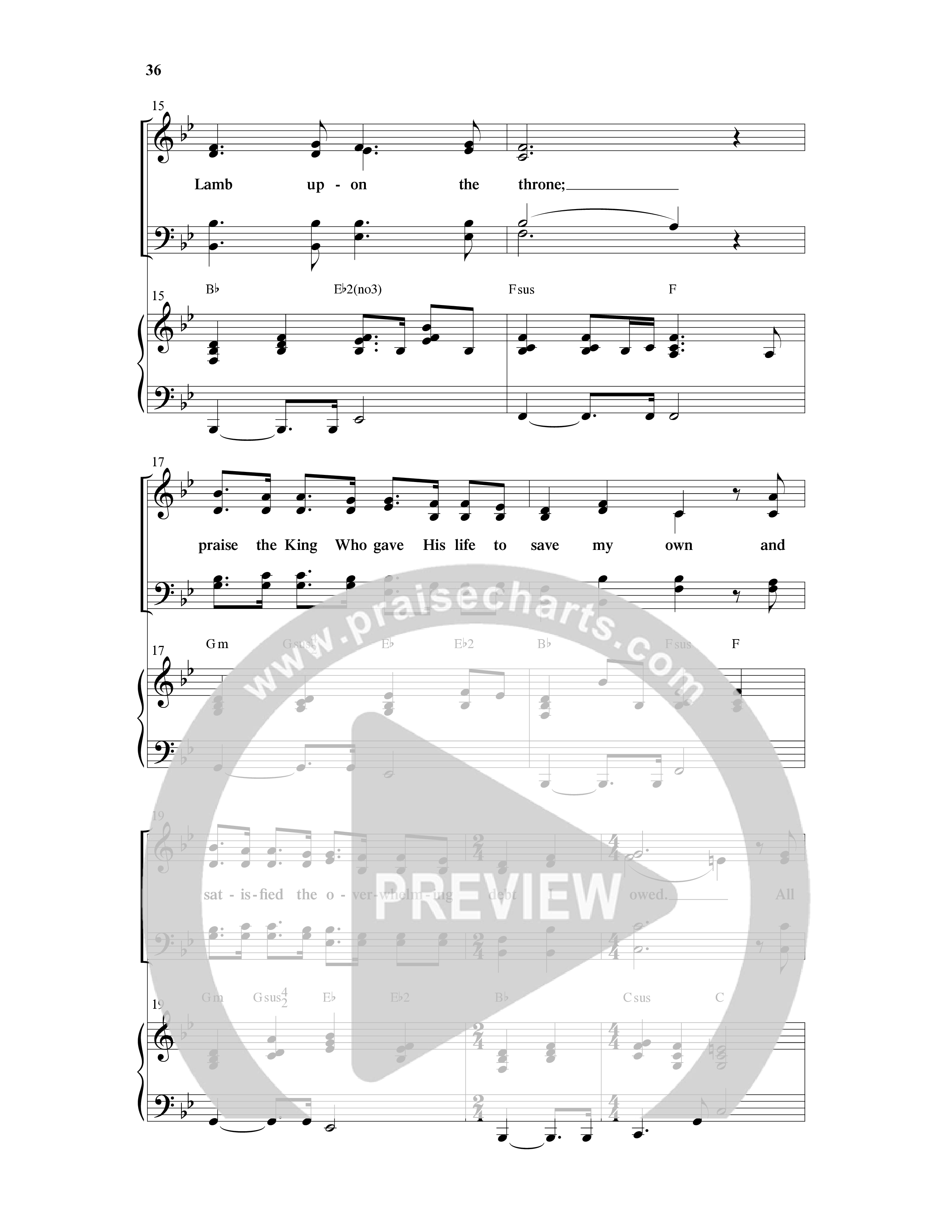 Crown Him (9 Song Choral Collection) Song 5 (Piano SATB) (Word Music Choral / Arr. Marty Hamby)