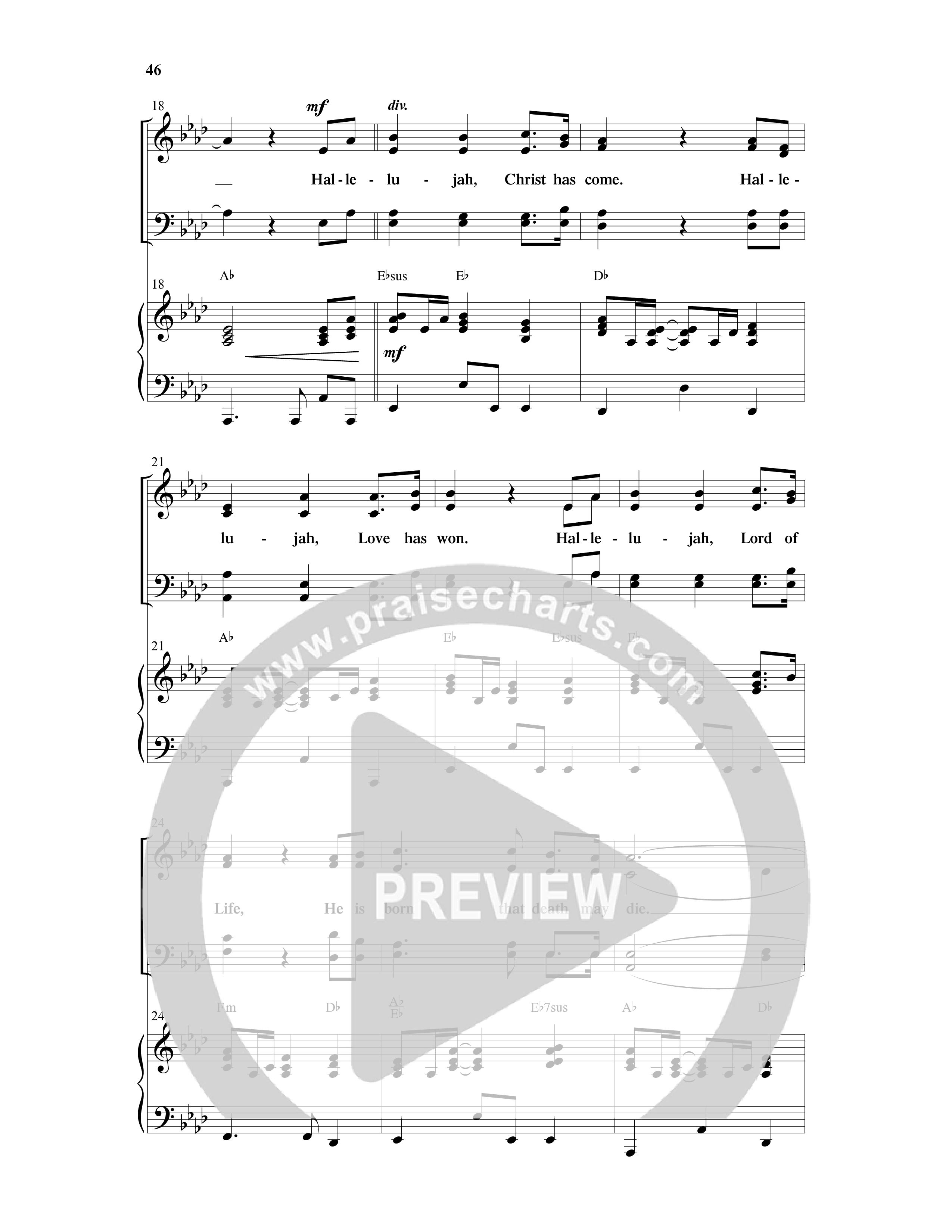 Crown Him (9 Song Choral Collection) Song 6 (Piano SATB) (Word Music Choral / Arr. Marty Hamby)