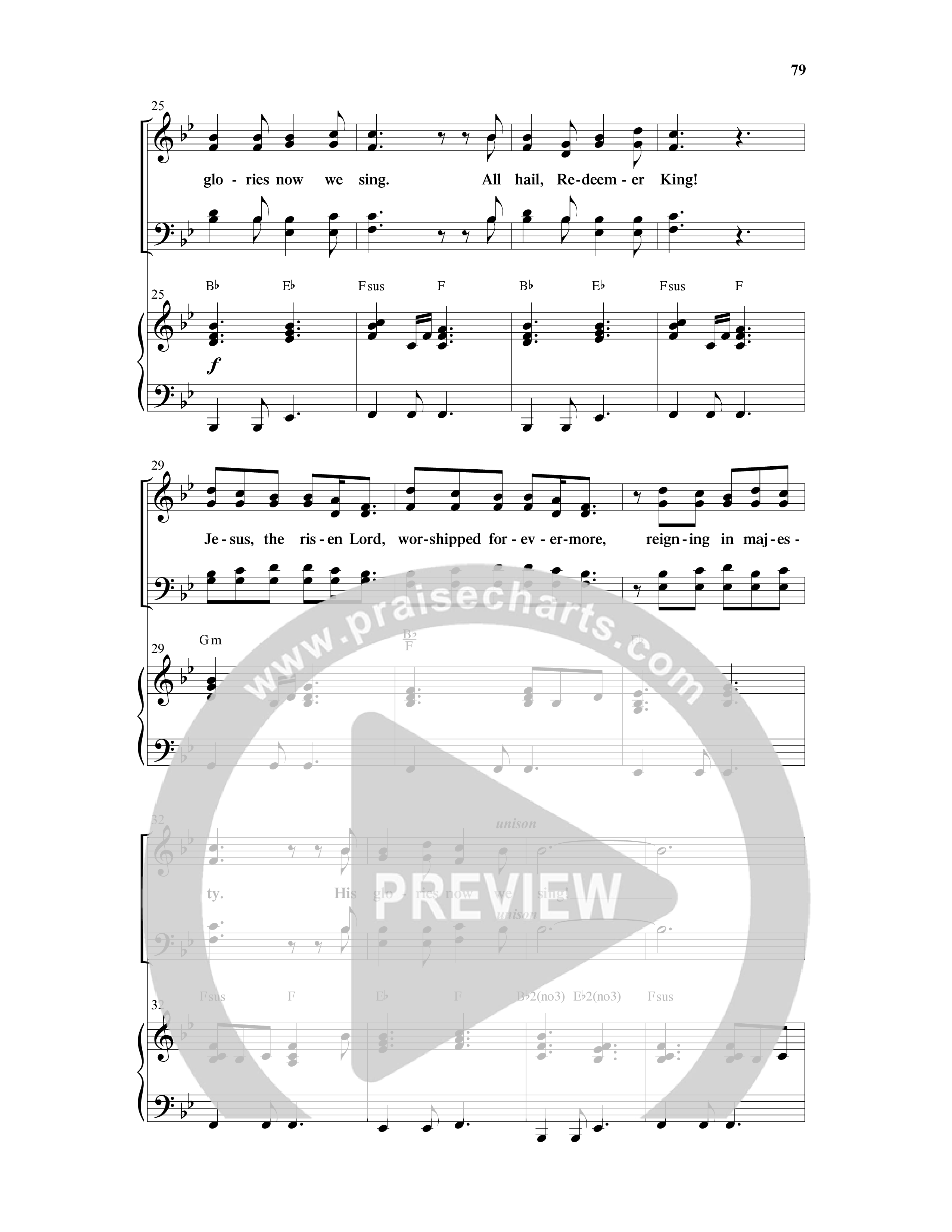 Crown Him (9 Song Choral Collection) Song 9 (Piano SATB) (Word Music Choral / Arr. Marty Hamby)