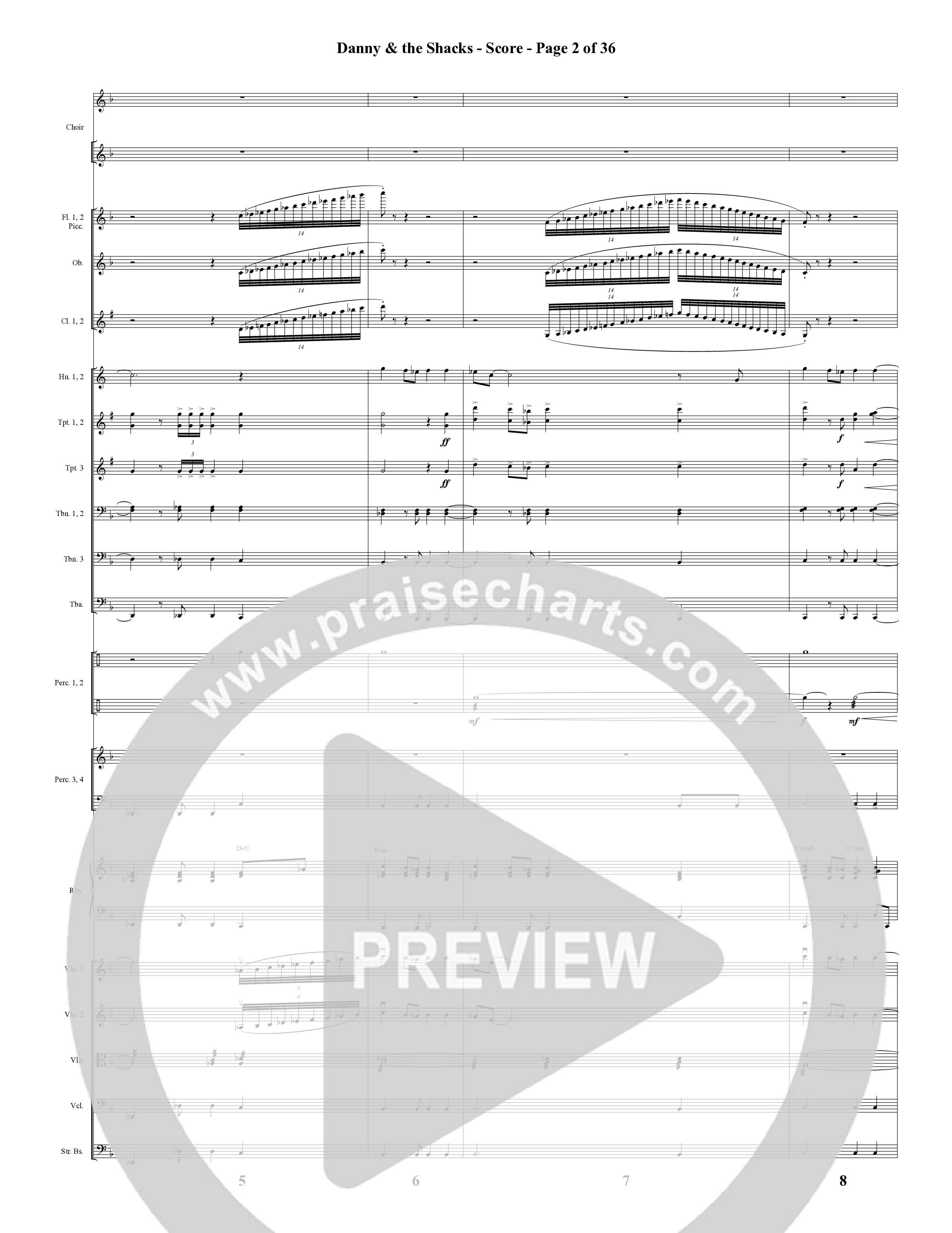 Danny & The Shacks (12 Song Choral Collection) Orchestrations (WordKidz / Arr. Daniel Semsen)
