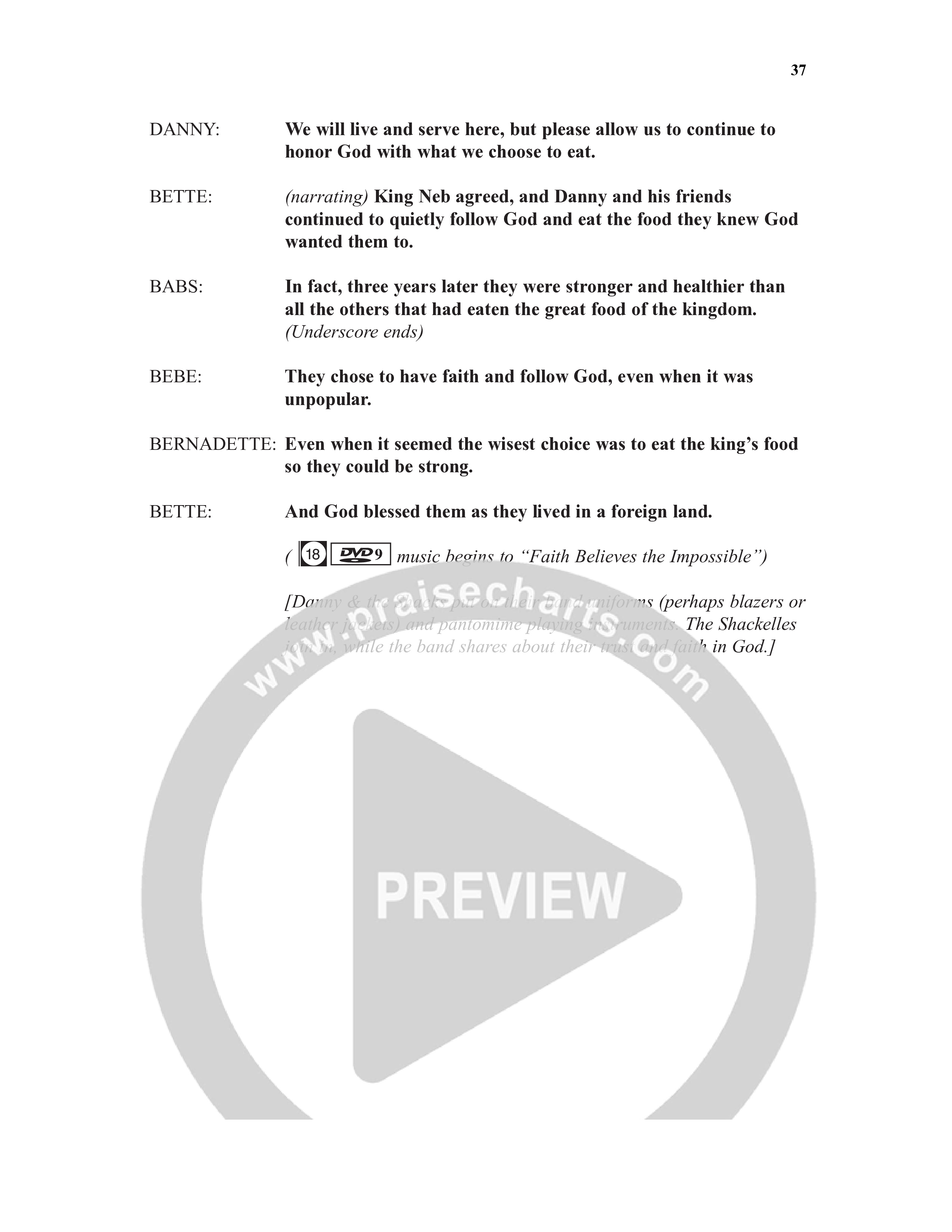 Danny & The Shacks (12 Song Choral Collection) Song 4 (Piano SATB) (WordKidz / Arr. Daniel Semsen)