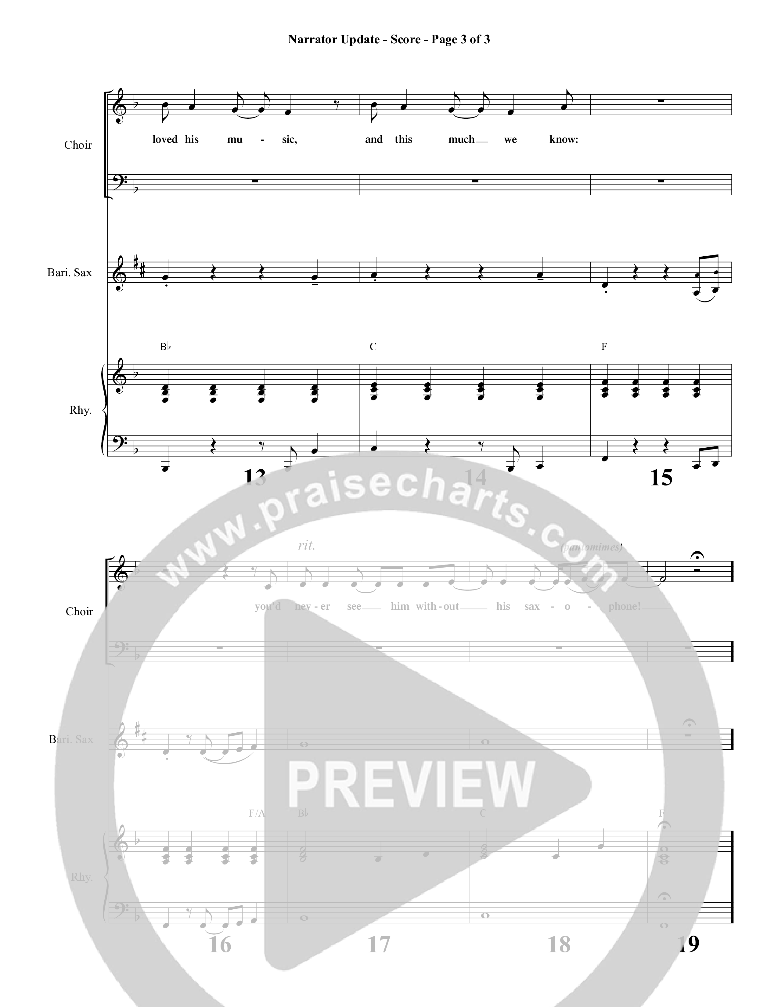 Danny & The Shacks (12 Song Choral Collection) Song 6 (Orchestration) (WordKidz / Arr. Daniel Semsen)