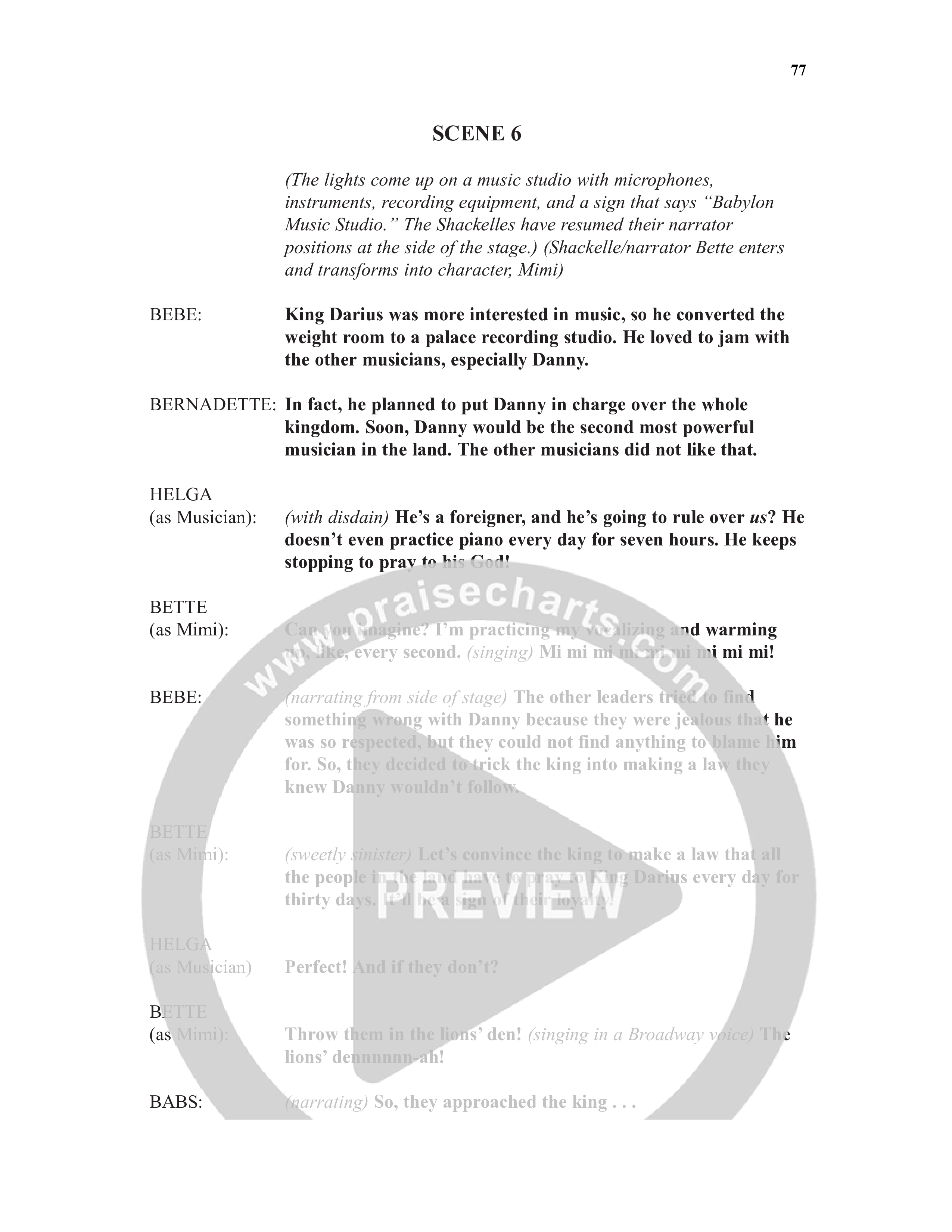 Danny & The Shacks (12 Song Choral Collection) Song 8 (Piano SATB) (WordKidz / Arr. Daniel Semsen)