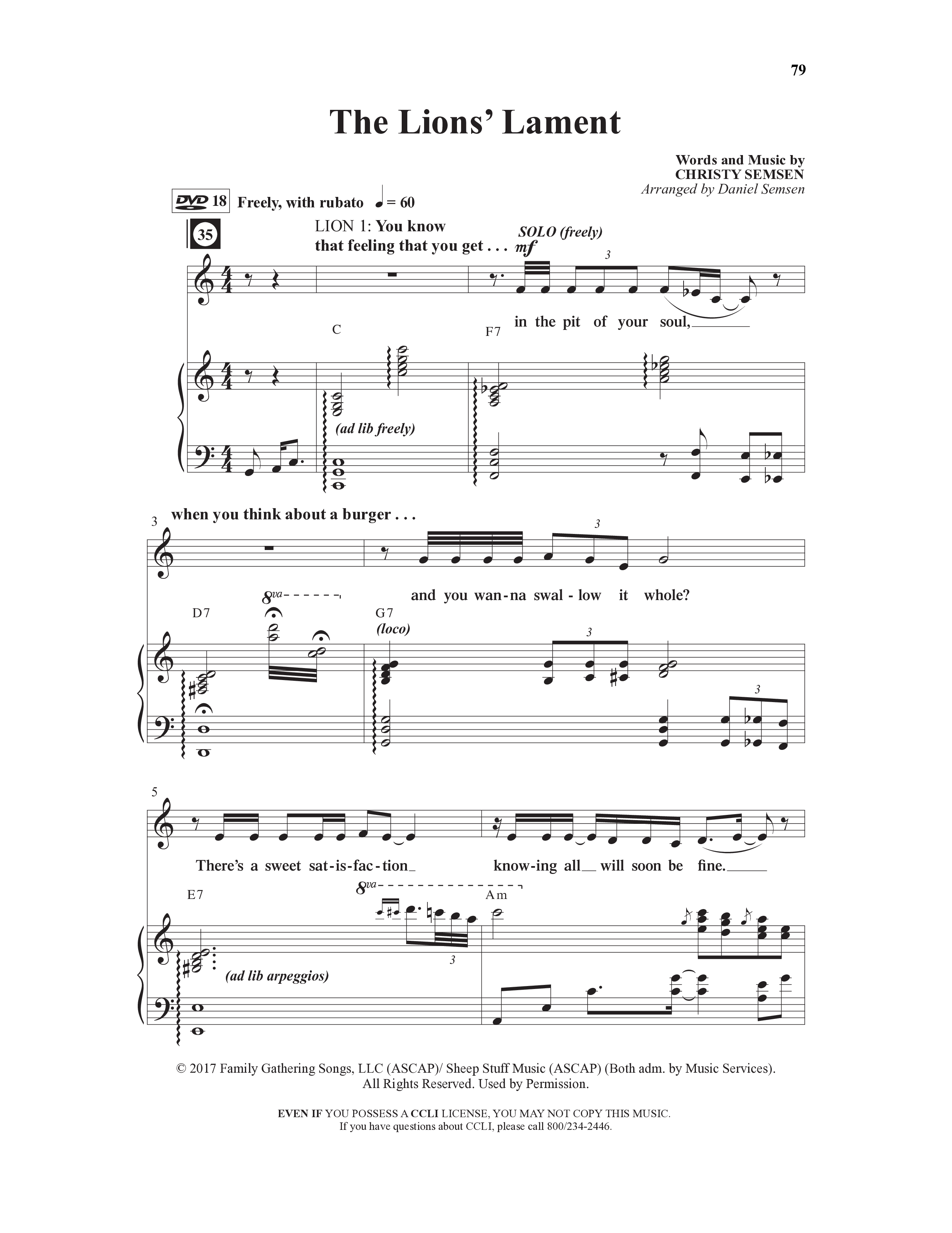 Danny & The Shacks (12 Song Choral Collection) Song 9 (Piano SATB) (WordKidz / Arr. Daniel Semsen)