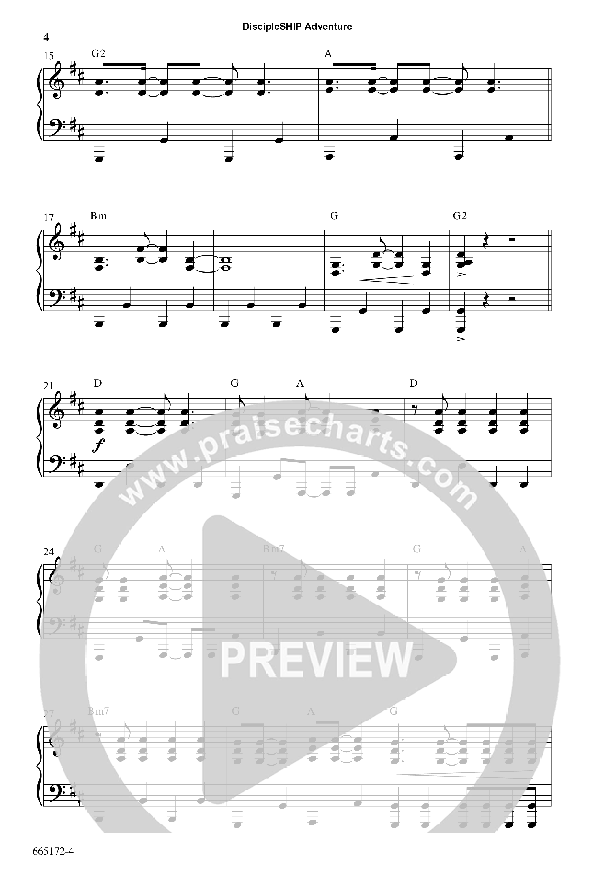 DiscipleSHIP Adventures (7 Song Choral Collection) Song 1 (Piano SATB) (WordKidz)