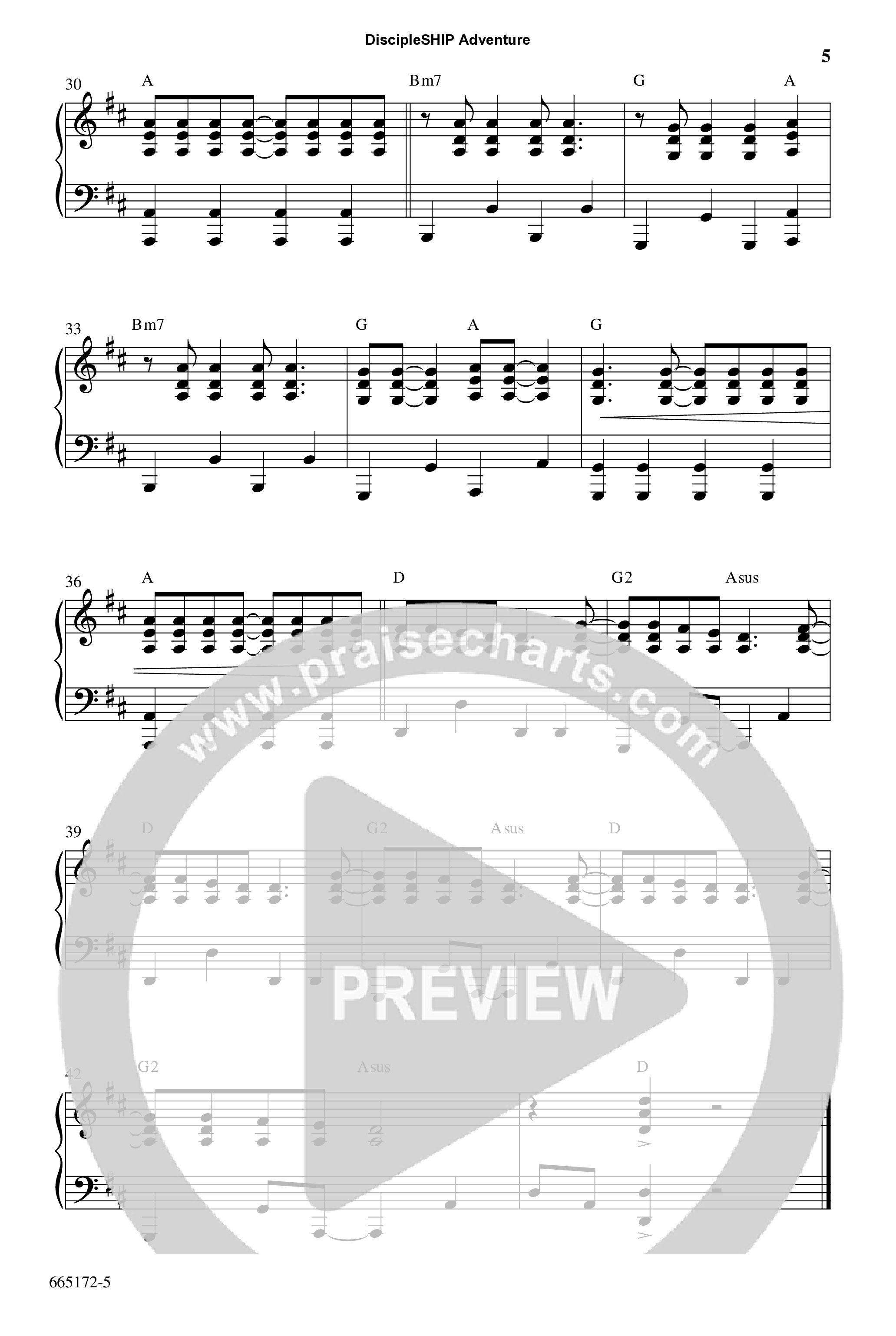 DiscipleSHIP Adventures (7 Song Choral Collection) Song 1 (Piano SATB) (WordKidz)