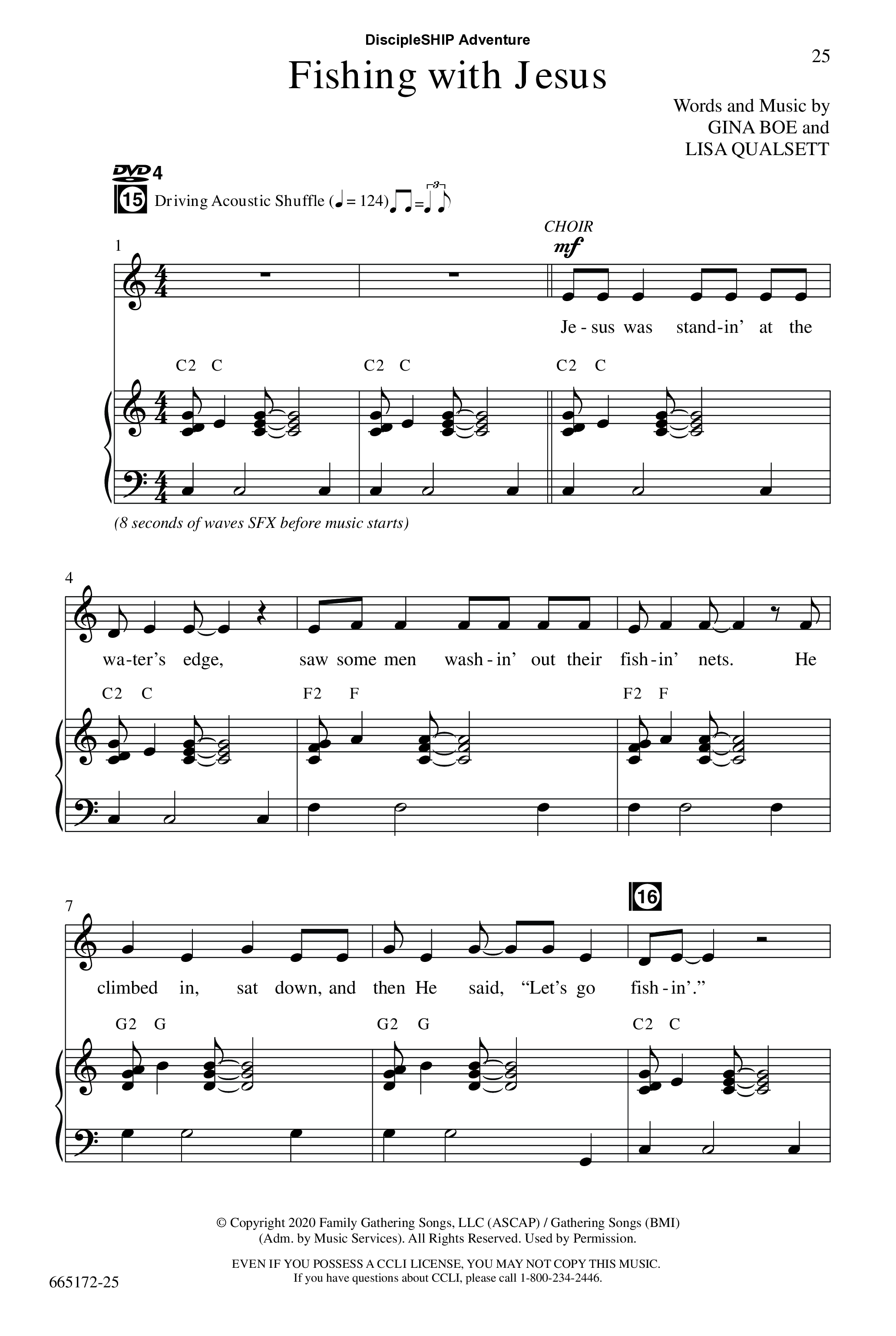 DiscipleSHIP Adventures (7 Song Choral Collection) Song 4 (Piano SATB) (WordKidz)