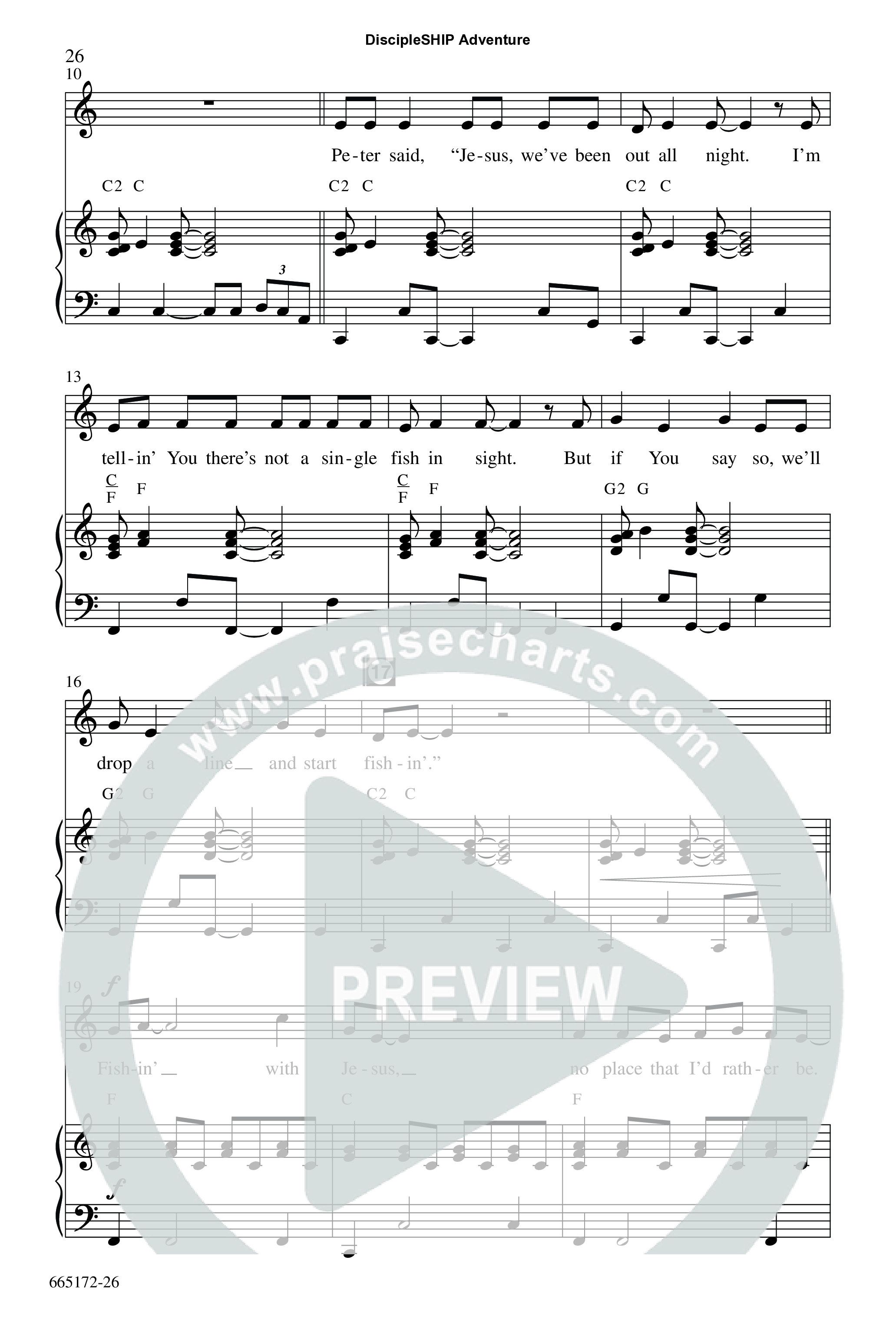 DiscipleSHIP Adventures (7 Song Choral Collection) Song 4 (Piano SATB) (WordKidz)