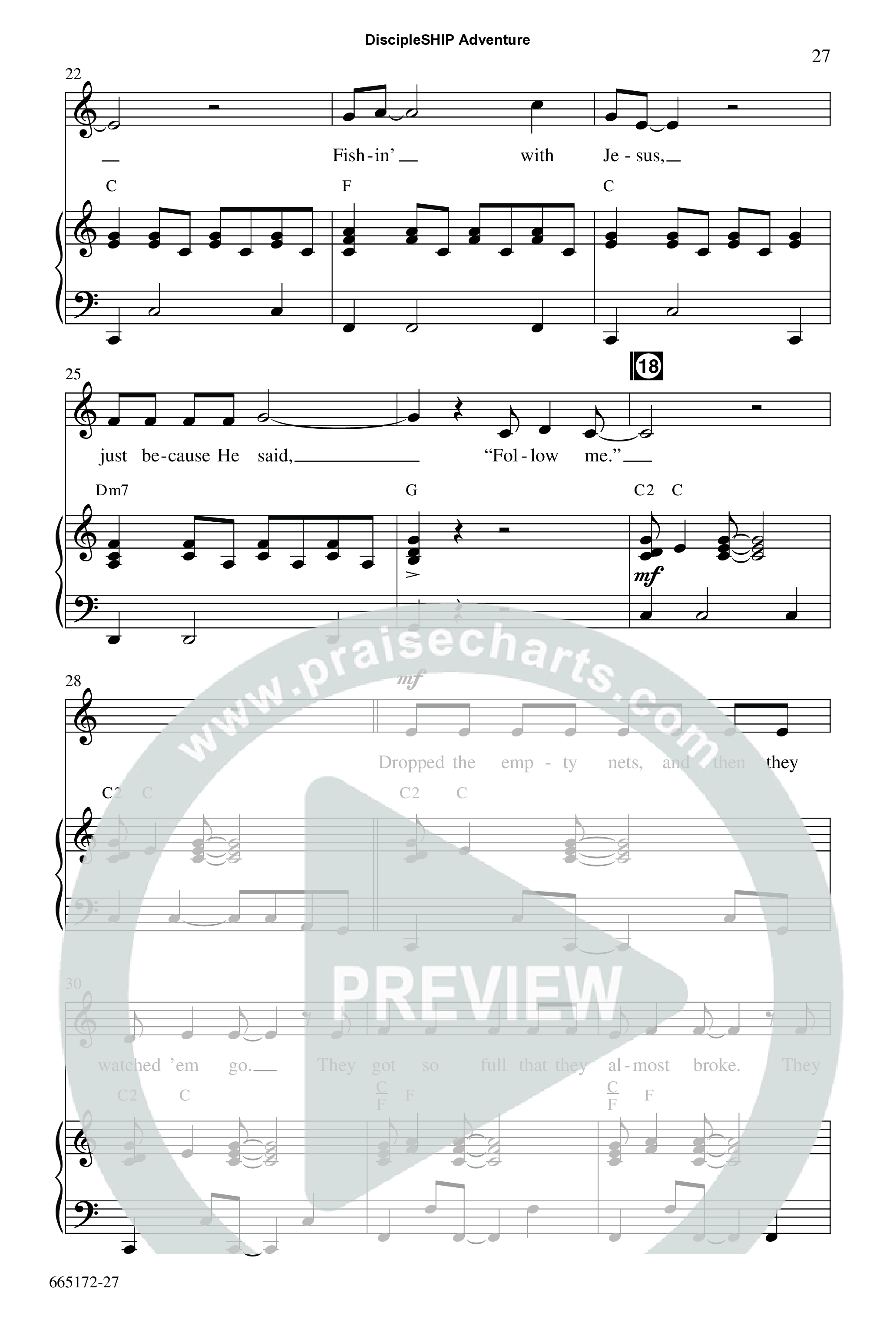 DiscipleSHIP Adventures (7 Song Choral Collection) Song 4 (Piano SATB) (WordKidz)