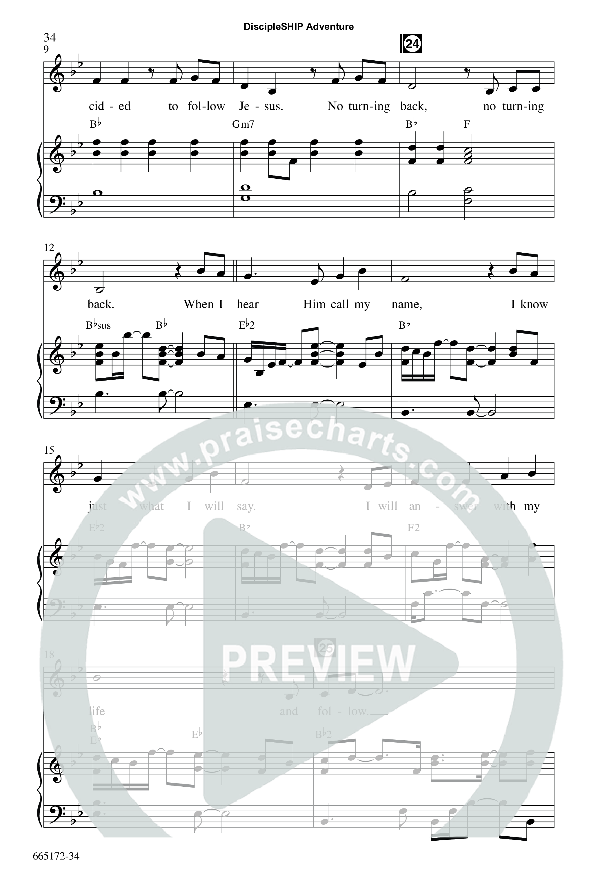 DiscipleSHIP Adventures (7 Song Choral Collection) Song 5 (Piano SATB) (WordKidz)