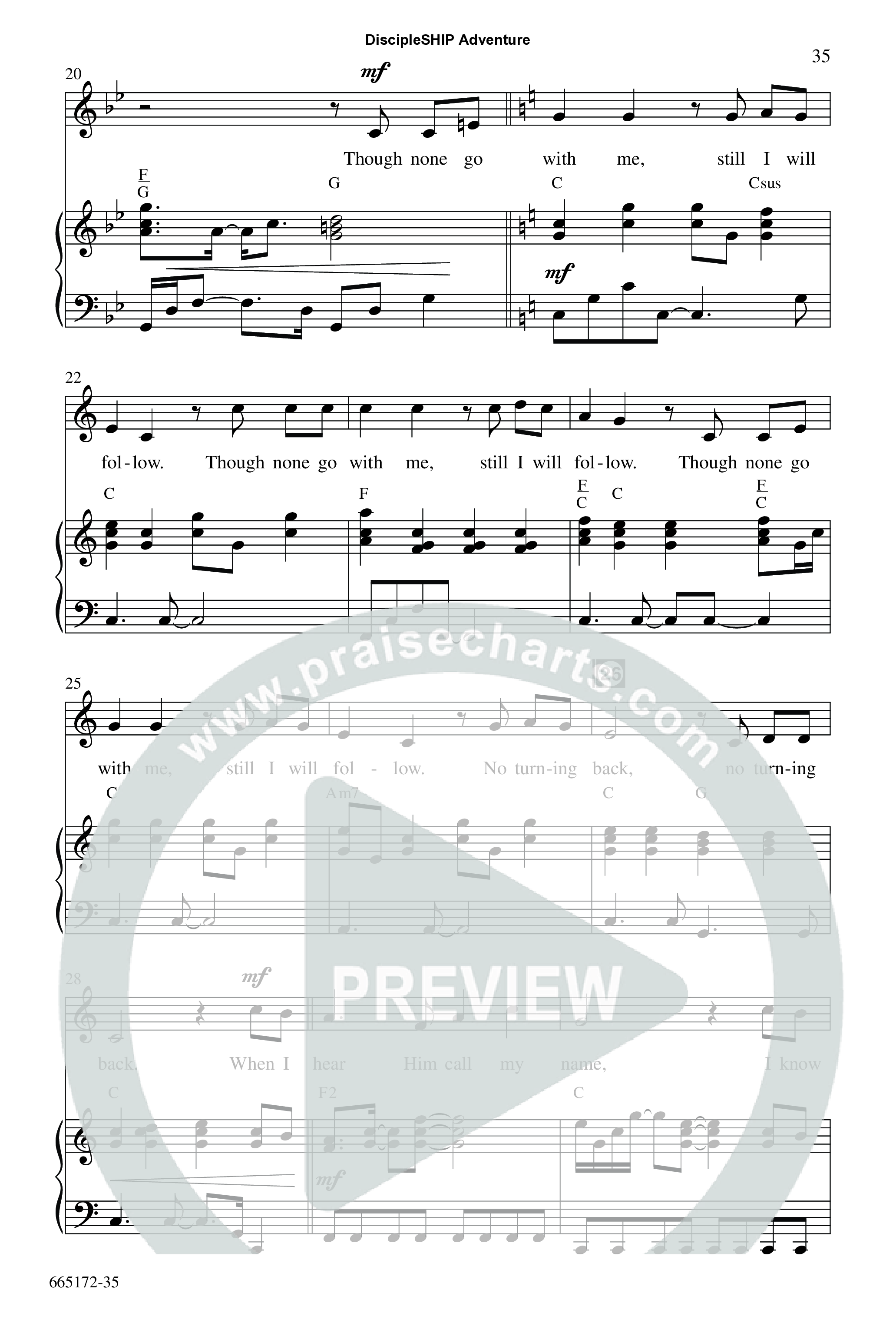 DiscipleSHIP Adventures (7 Song Choral Collection) Song 5 (Piano SATB) (WordKidz)