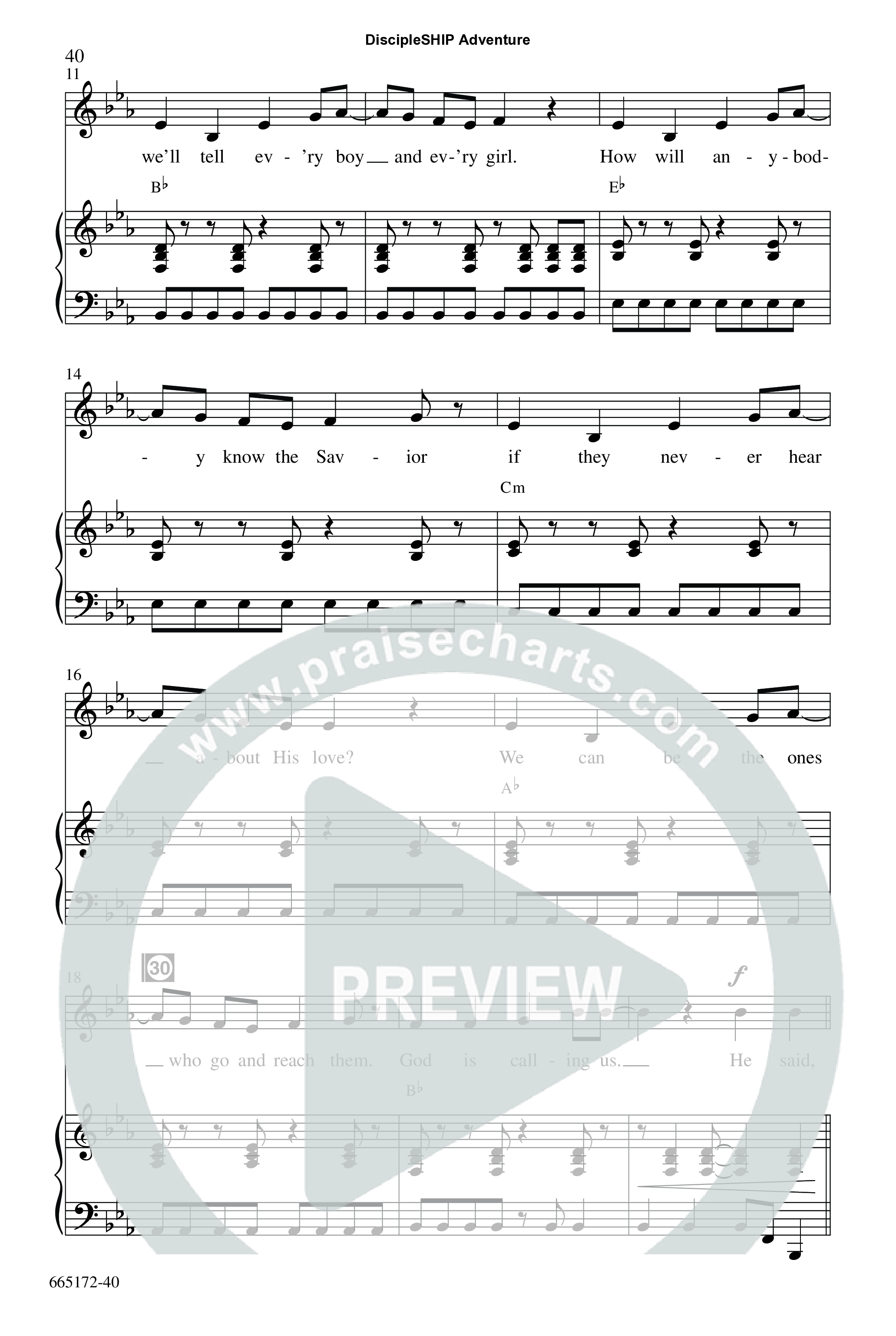 DiscipleSHIP Adventures (7 Song Choral Collection) Song 6 (Piano SATB) (WordKidz)